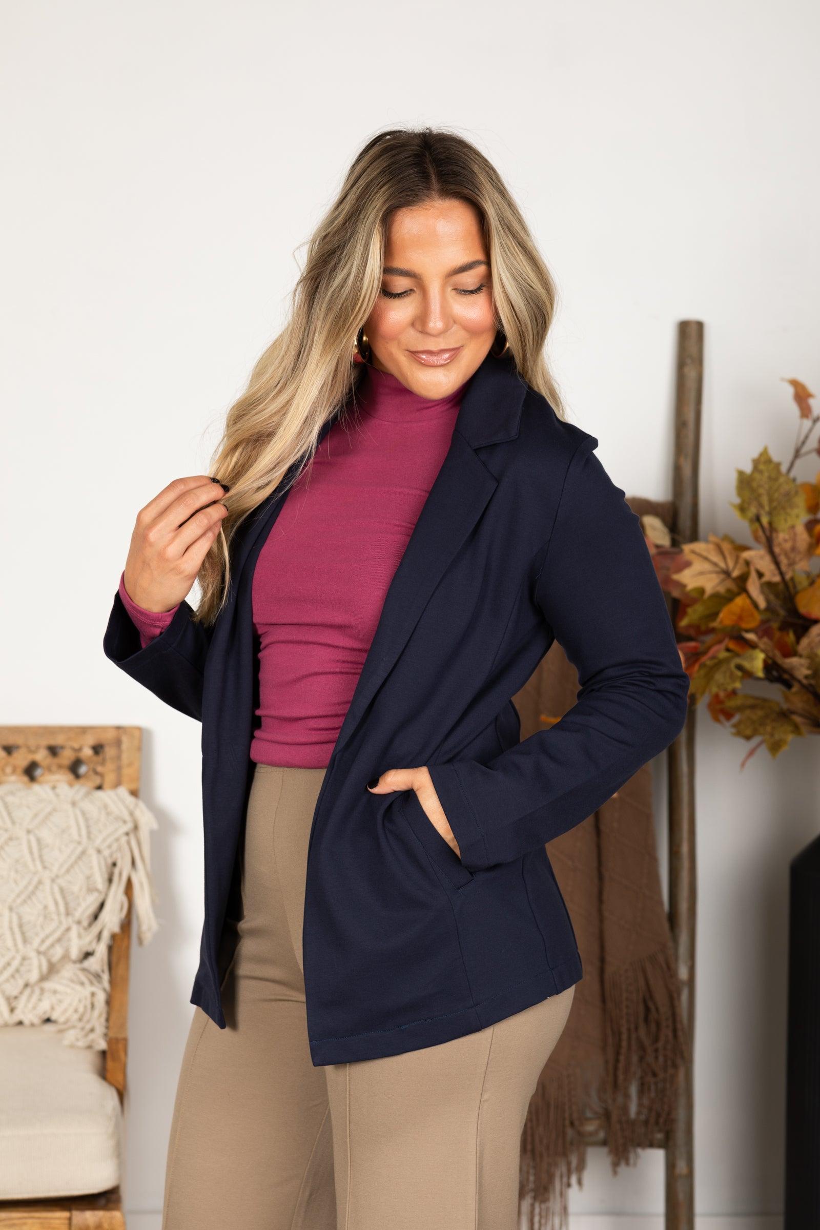 Easy Everyday Ponte Blazer Product Image