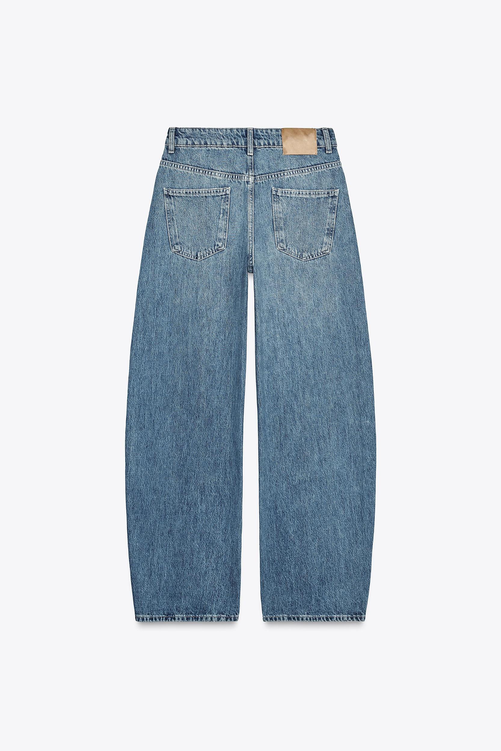 ZW COLLECTION BARREL HIGH WAIST JEANS Product Image