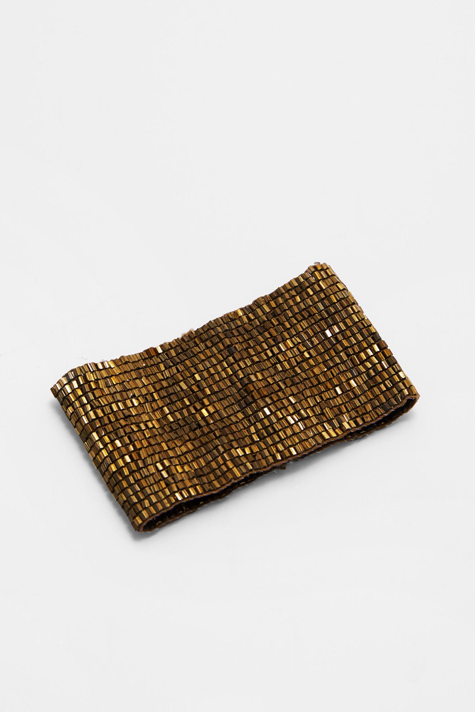 Wide beaded arm cuff Product Image