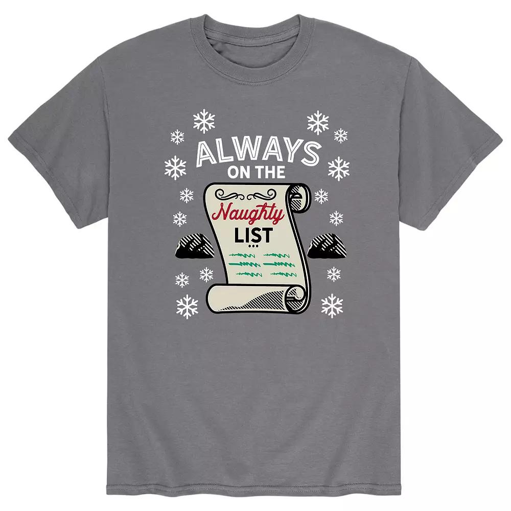 Men's The Naughty List Graphic Tee,  Product Image