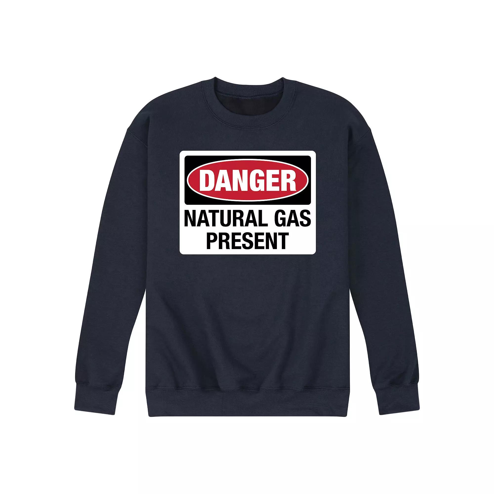 Men's Danger Natural Gas Sweatshirt,  Product Image