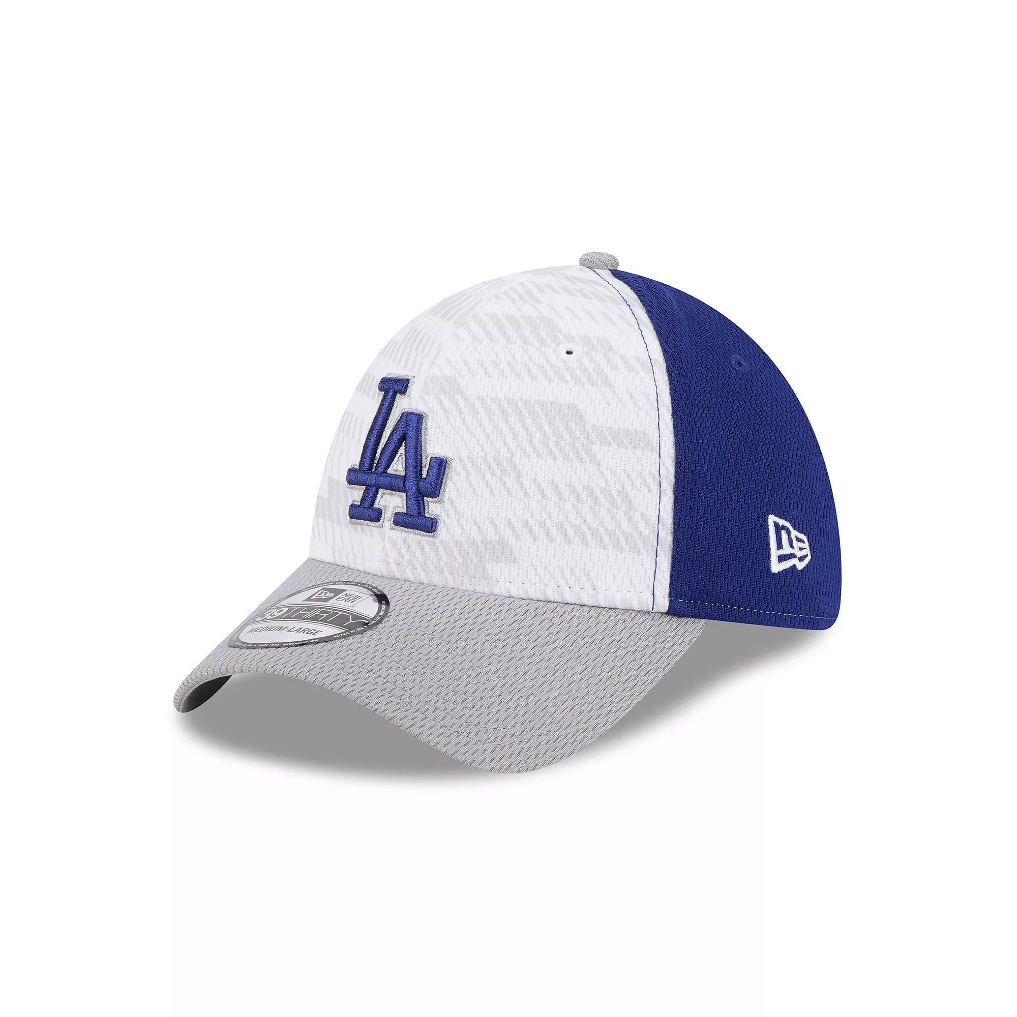 Men's New Era Royal/Gray Los Angeles Dodgers 2025 MLB Clubhouse 39THIRTY Flex Hat, Size: Small/Medium, Blue Product Image