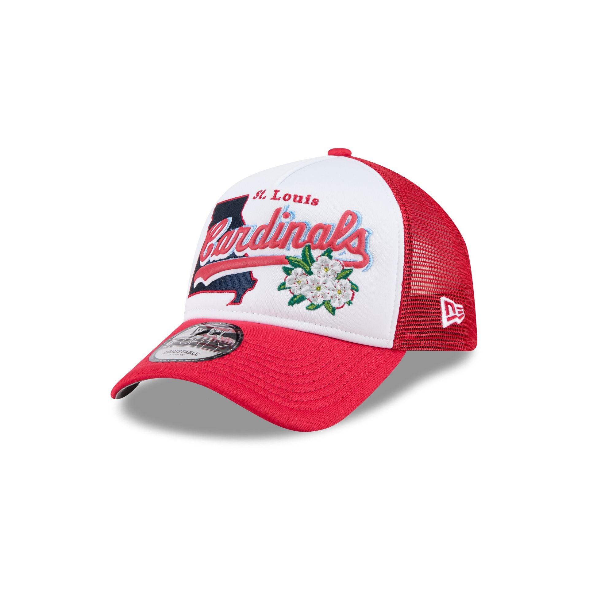 St. Louis Cardinals State Flower 9FORTY A-Frame Trucker Hat Male Product Image