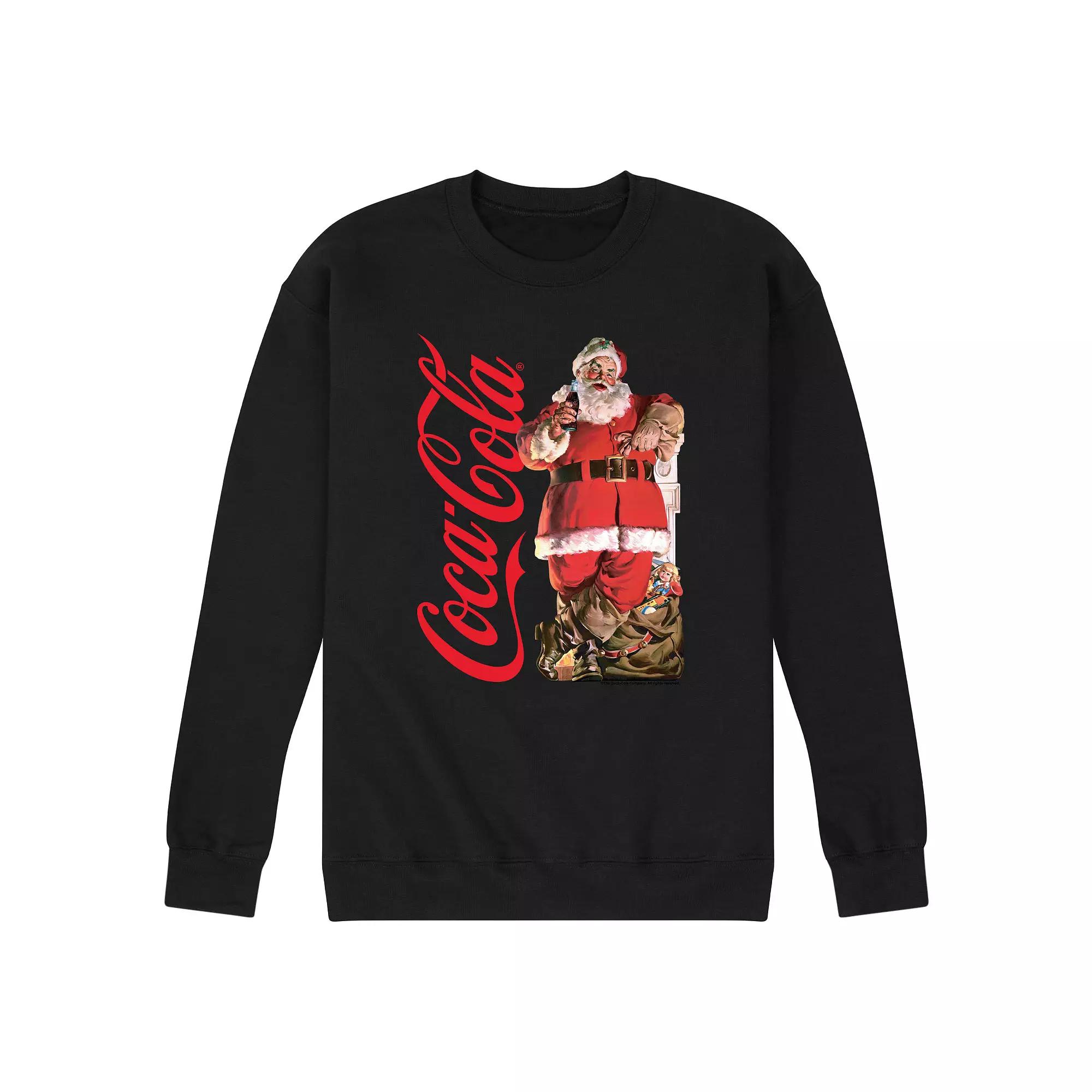 Men's CocaCola Vintage Santa Sweatshirt,  Product Image