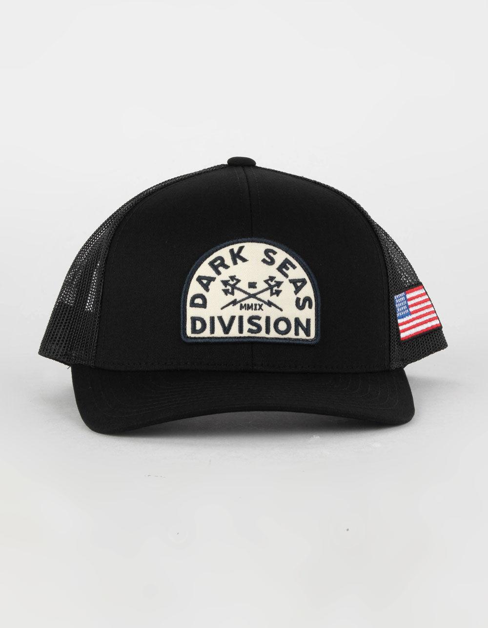 DARK SEAS Solitude Mens Trucker Hat - BLACK Product Image