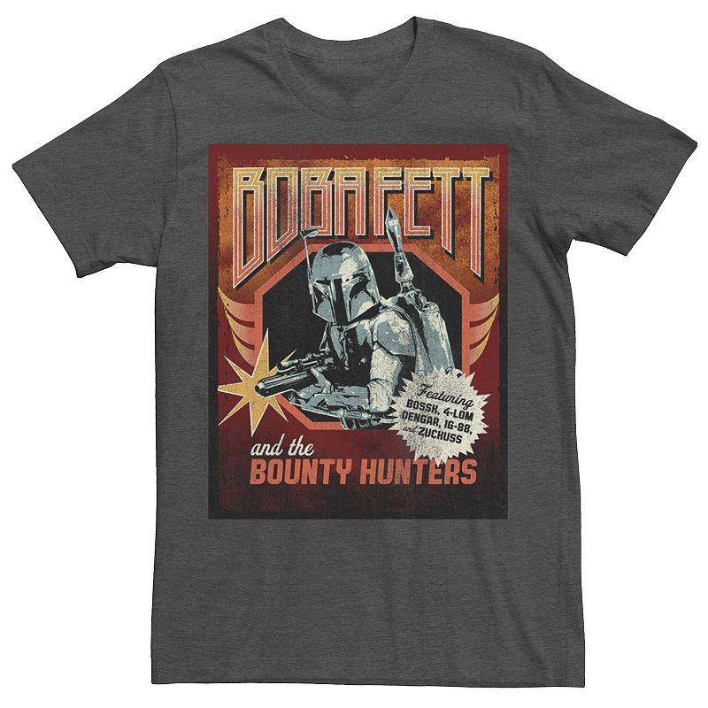 Men's Star Wars Boba Fett And The Bounty Hunters Poster Tee,  Product Image