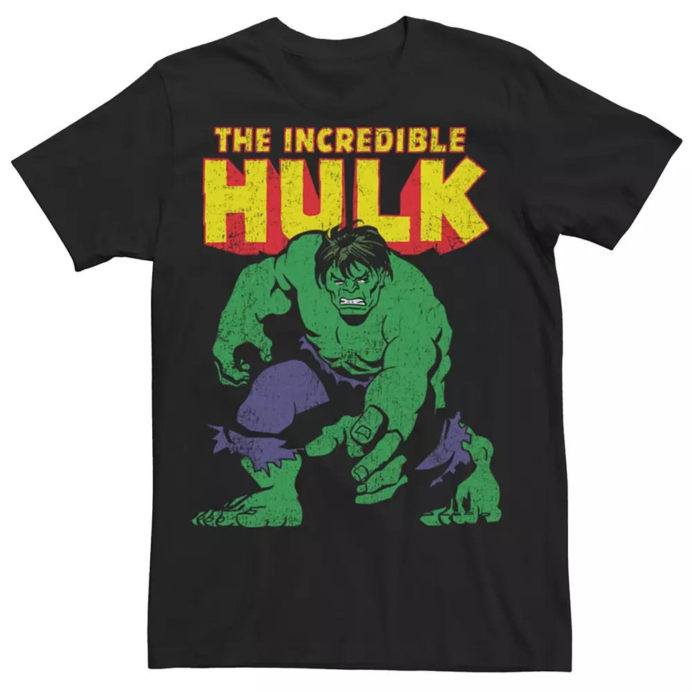 Men's Marvel Comics Retro Big Time The Incredible Hulk Graphic Tee,  Product Image
