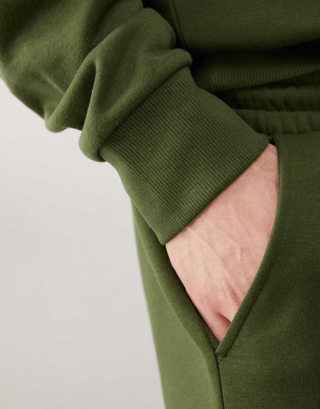 COLLUSION relaxed sweatpants in khaki - part of a set Product Image