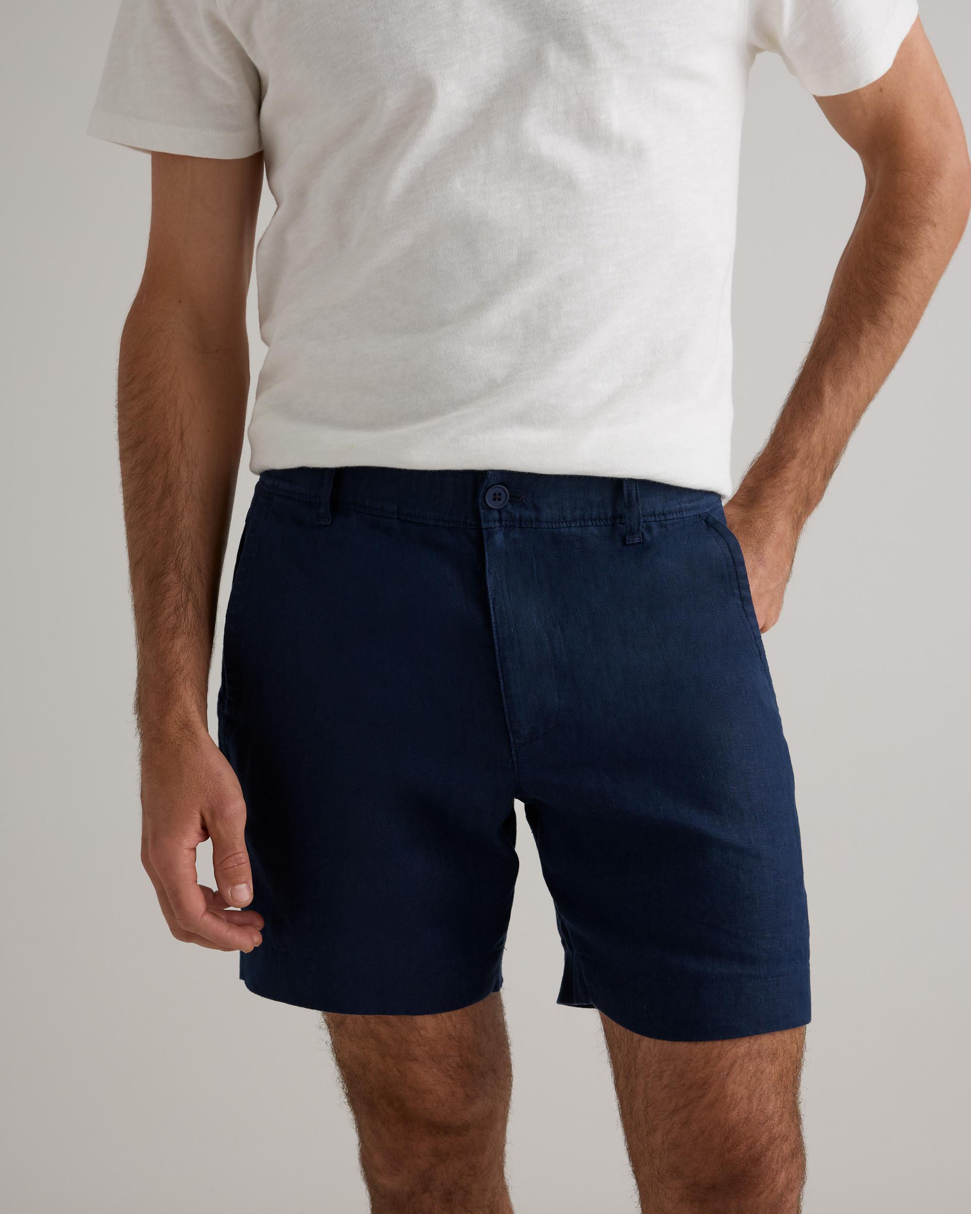Quince | Men's 100% European Linen Trouser Shorts 7" Product Image