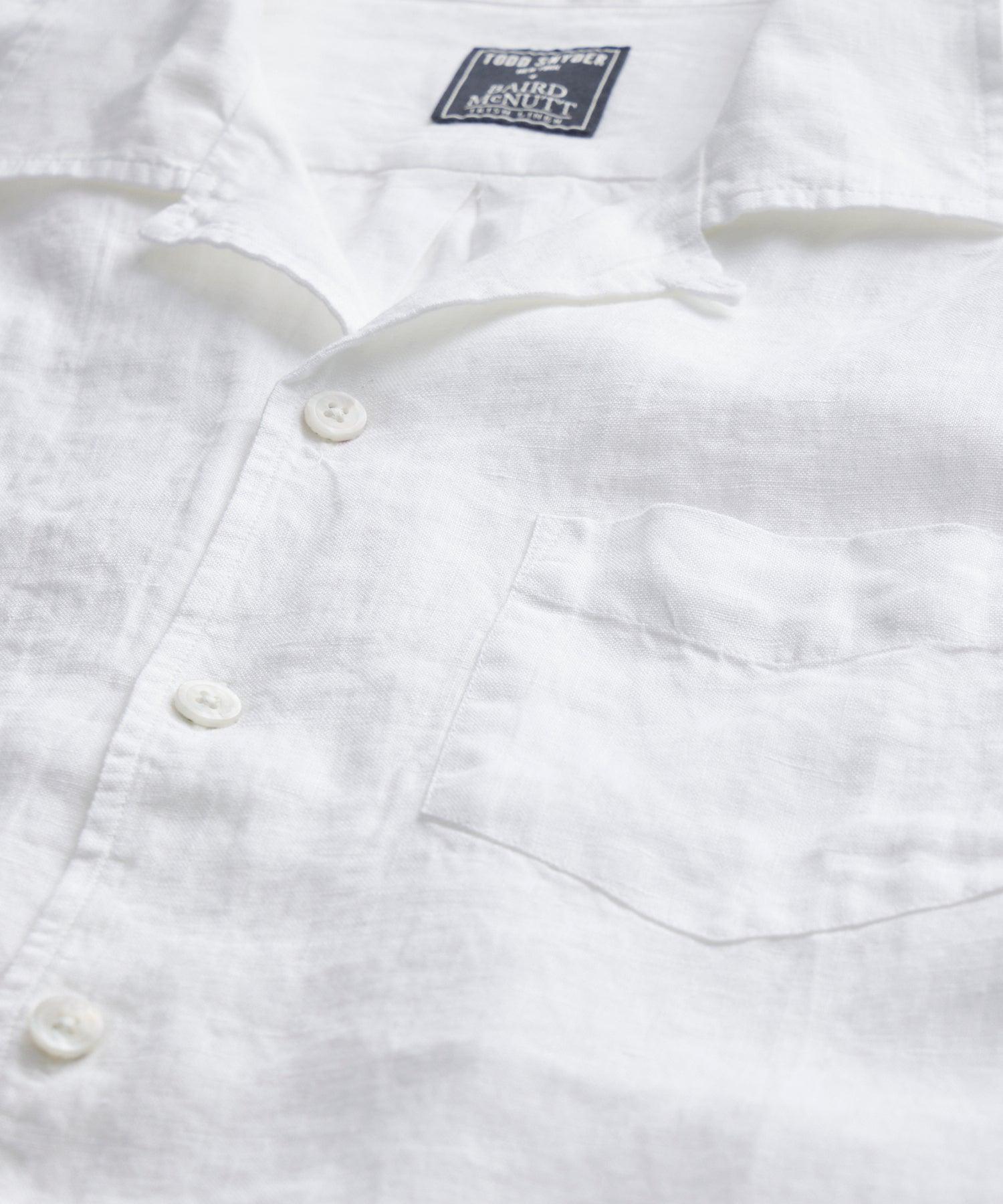 Sea Soft Irish Linen Camp Collar Shirt Product Image