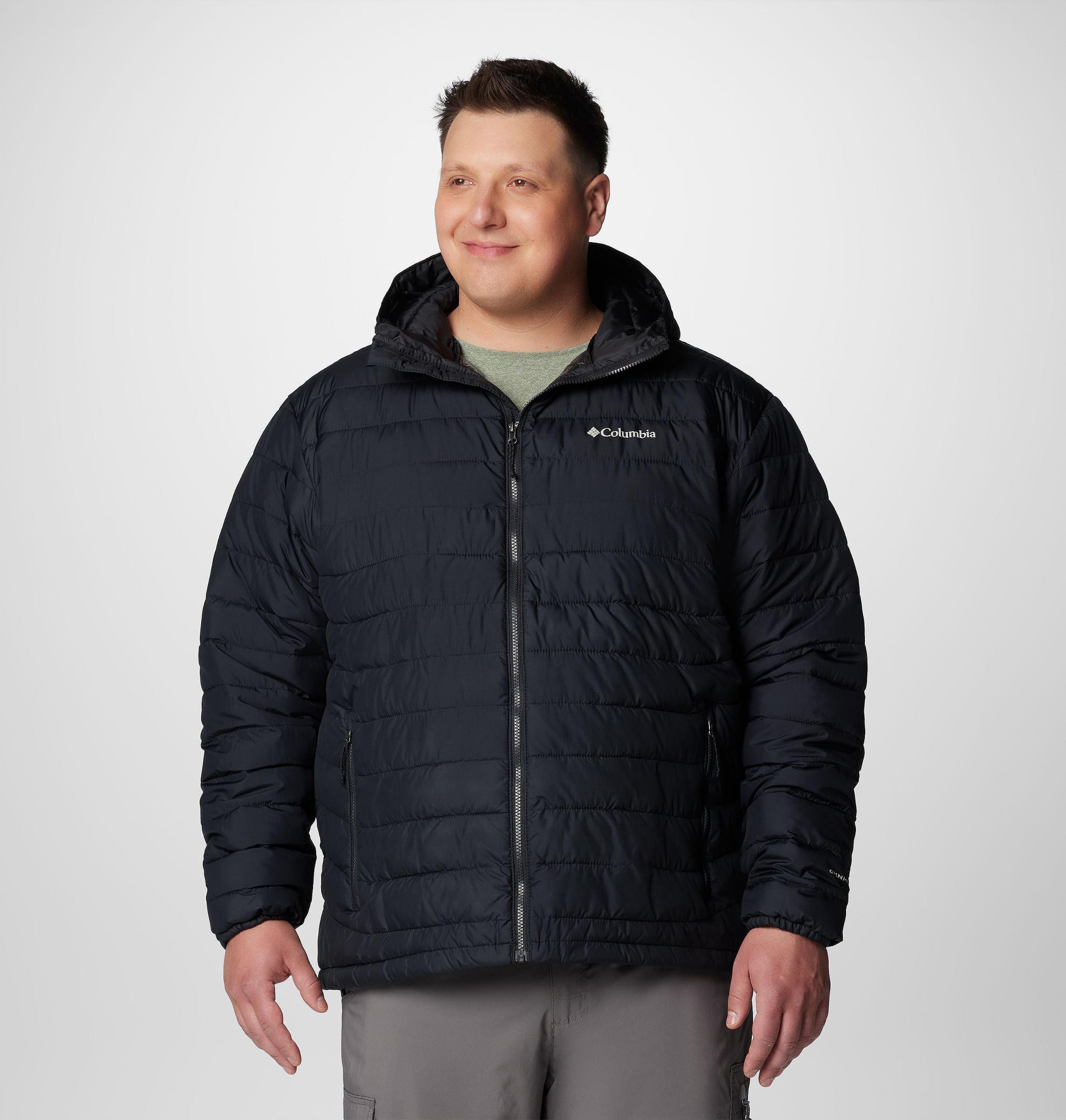 Columbia Mens Powder Lite II Hooded Jacket - Big- Product Image