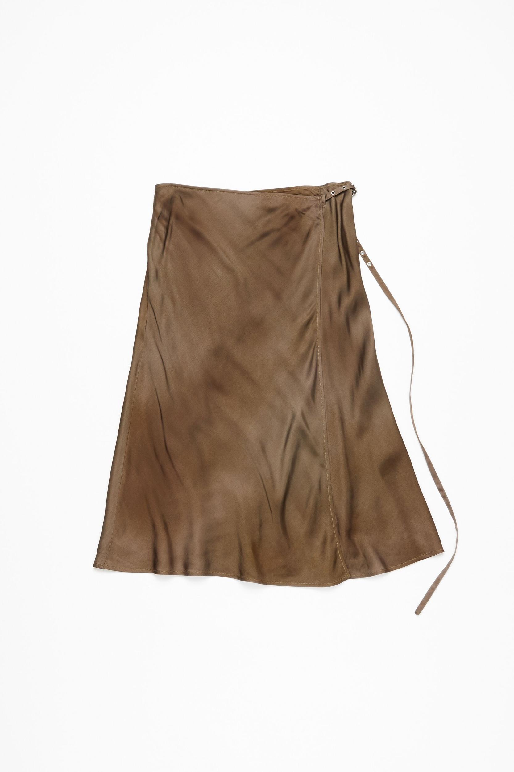 Satin wrap skirt Product Image