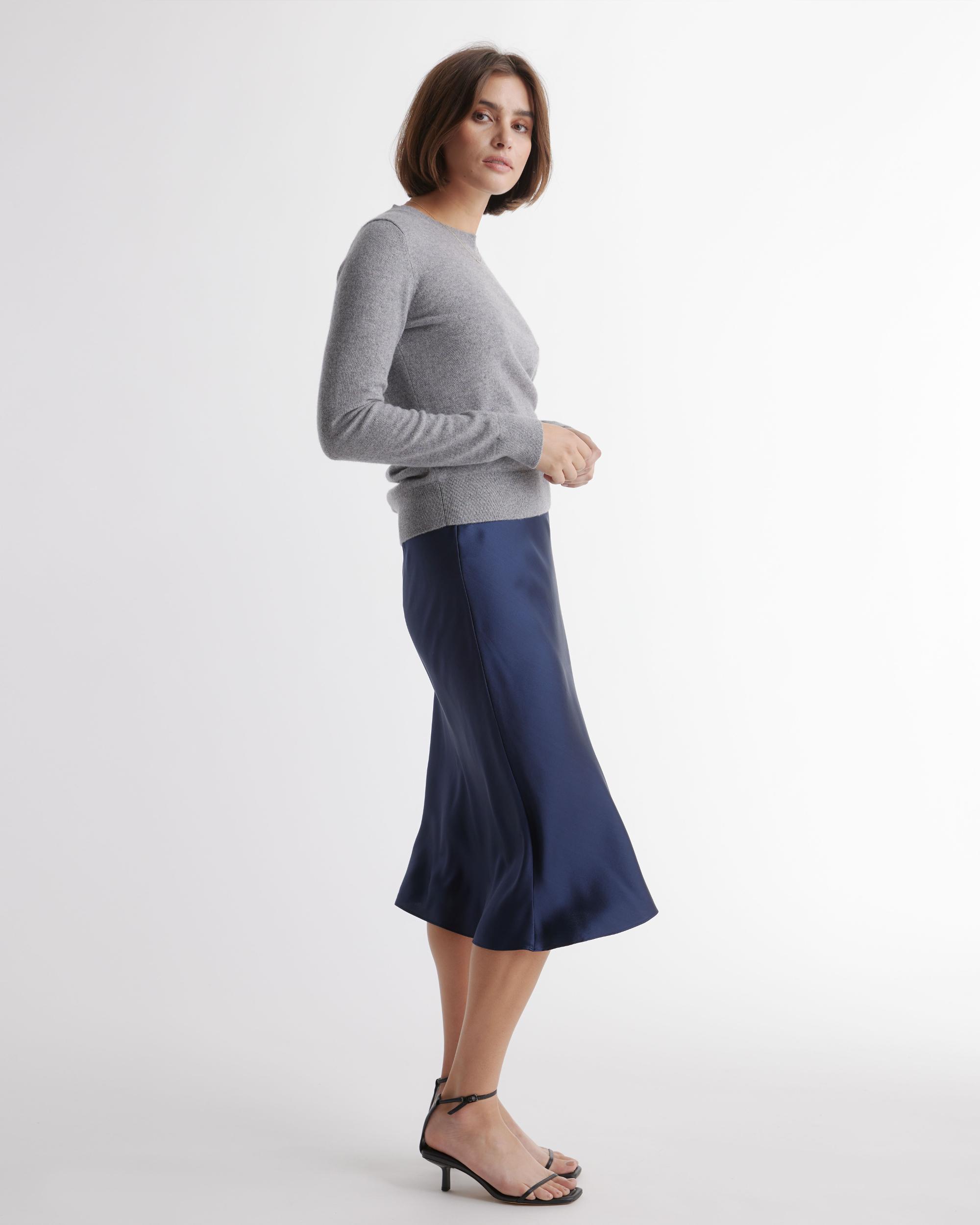 Quince | Women's 100% Washable Silk Skirt Product Image