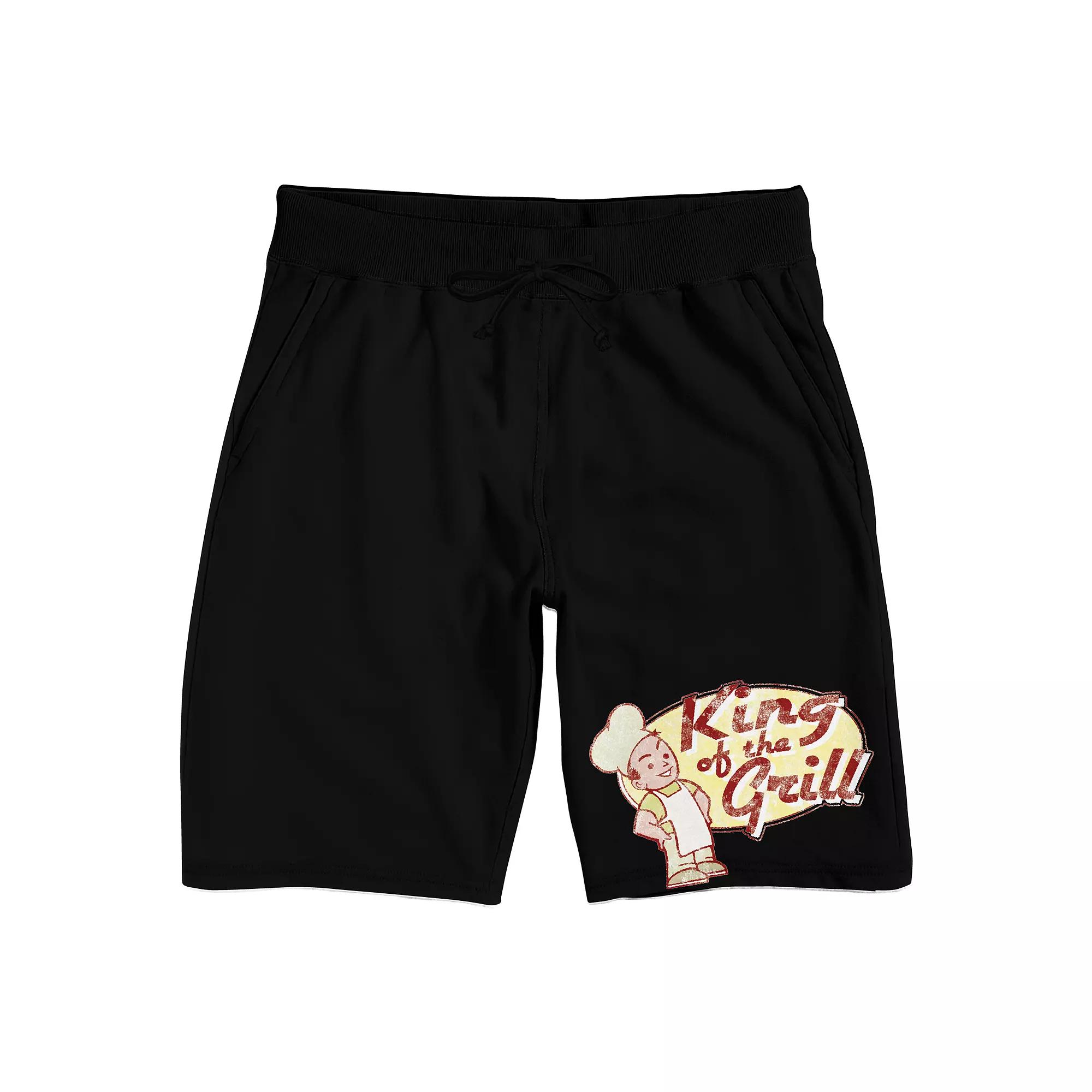Men's King of the Grill BBQ Pajama Shorts,  Product Image