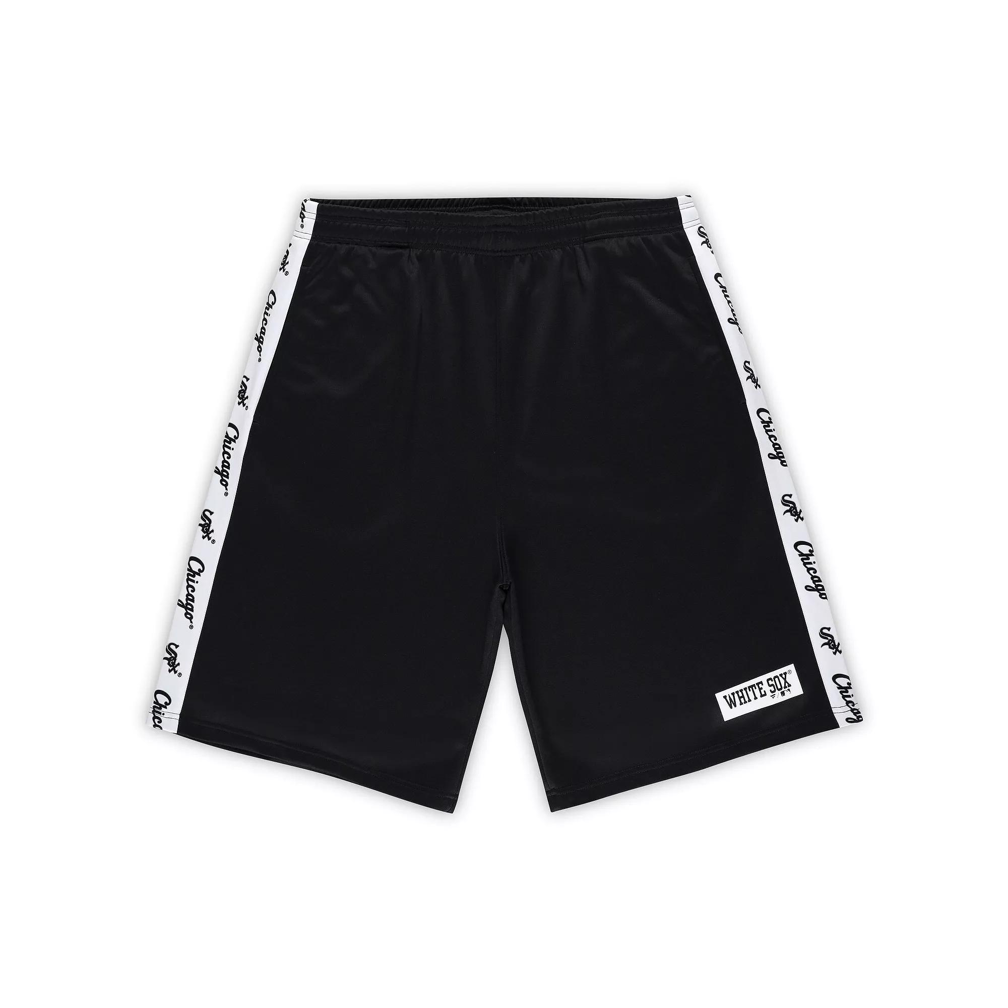 Men's Profile Black Chicago White Sox Big & Tall Fleece Shorts,  Product Image