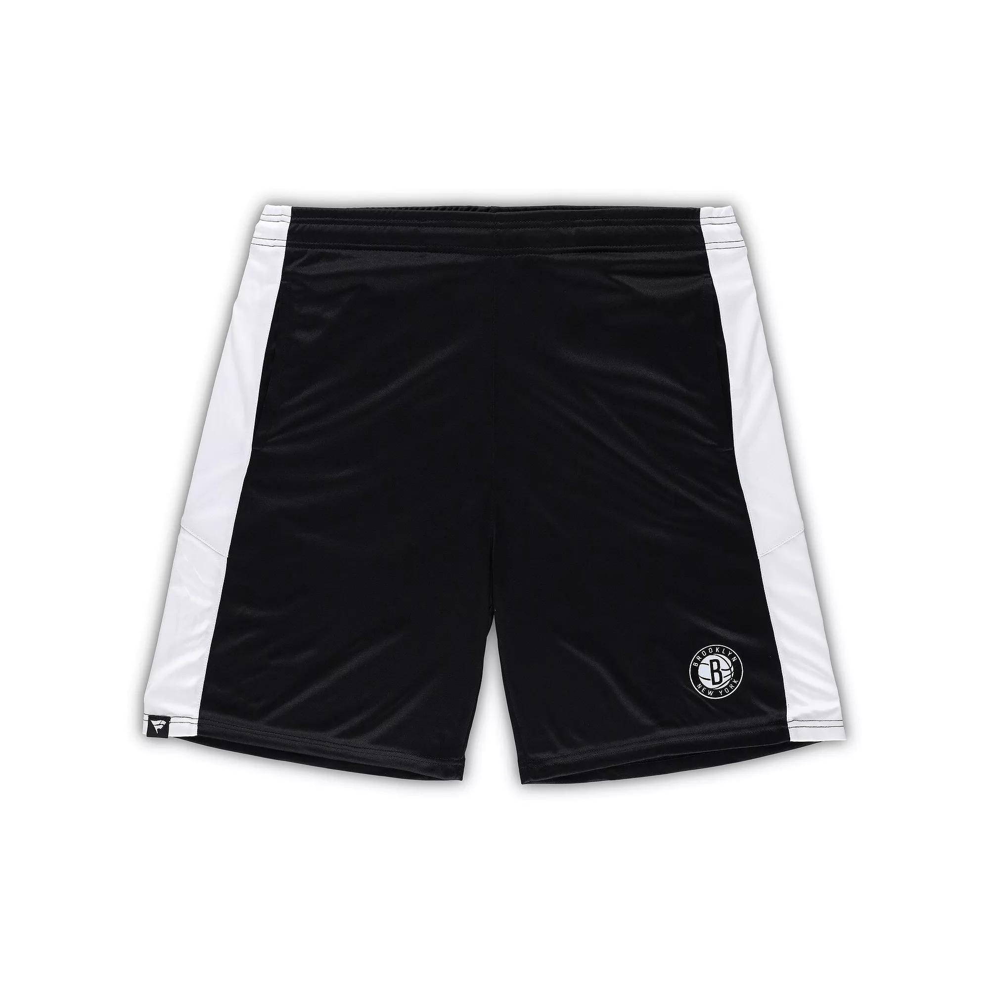 Men's Fanatics Branded Black Brooklyn Nets Big & Tall Champion Rush Practice Shorts, Size: XLT Product Image