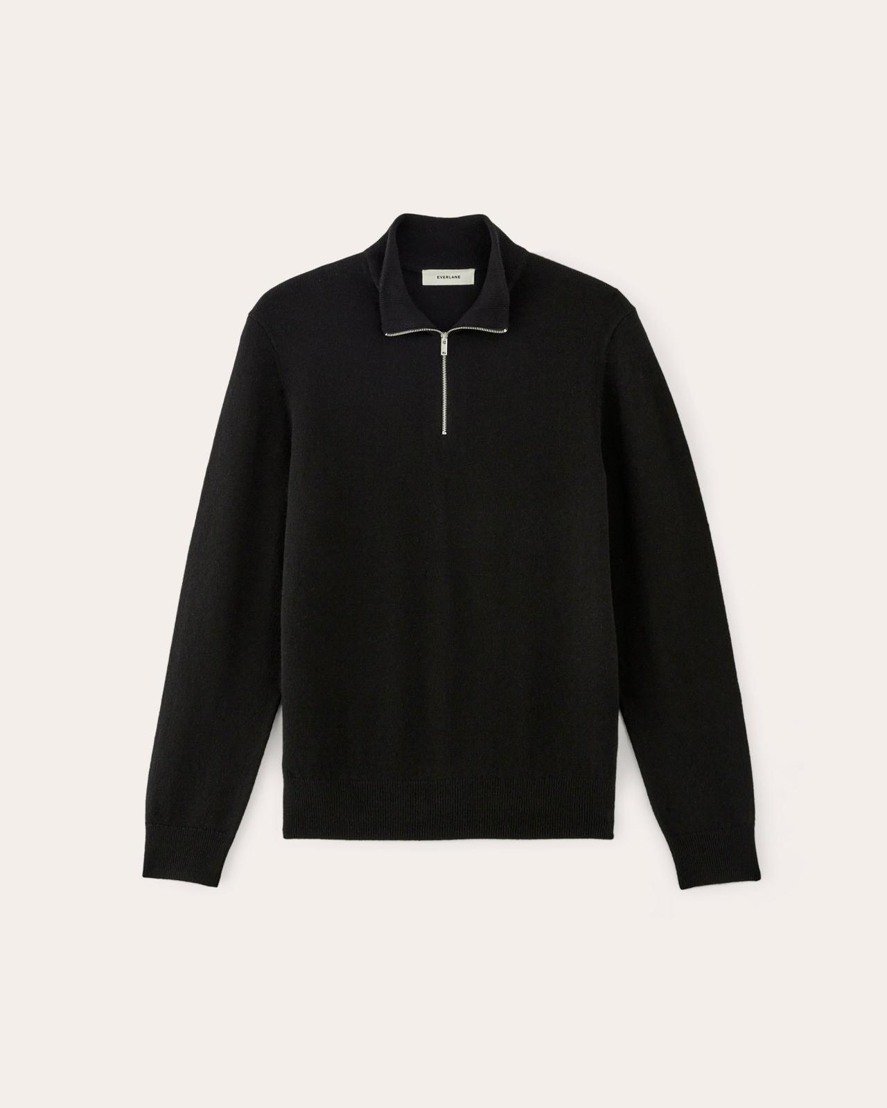 The Quarter-Zip in Cashmere Product Image