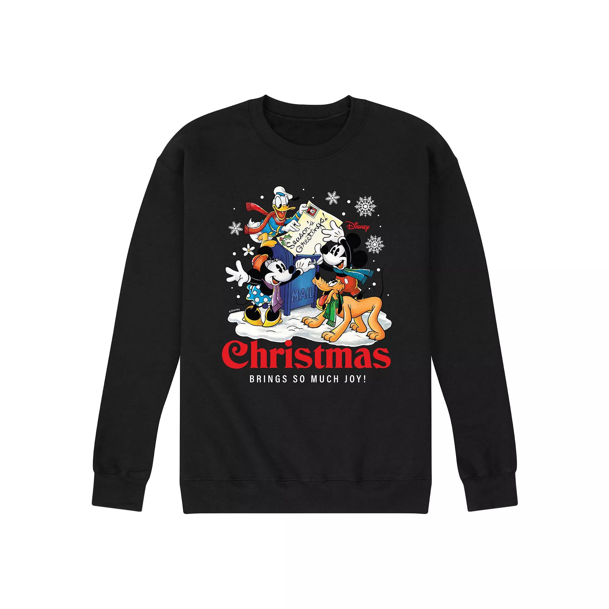 Disney's Men's Christmas Brings So Much Joy, Size: Small, Black Product Image