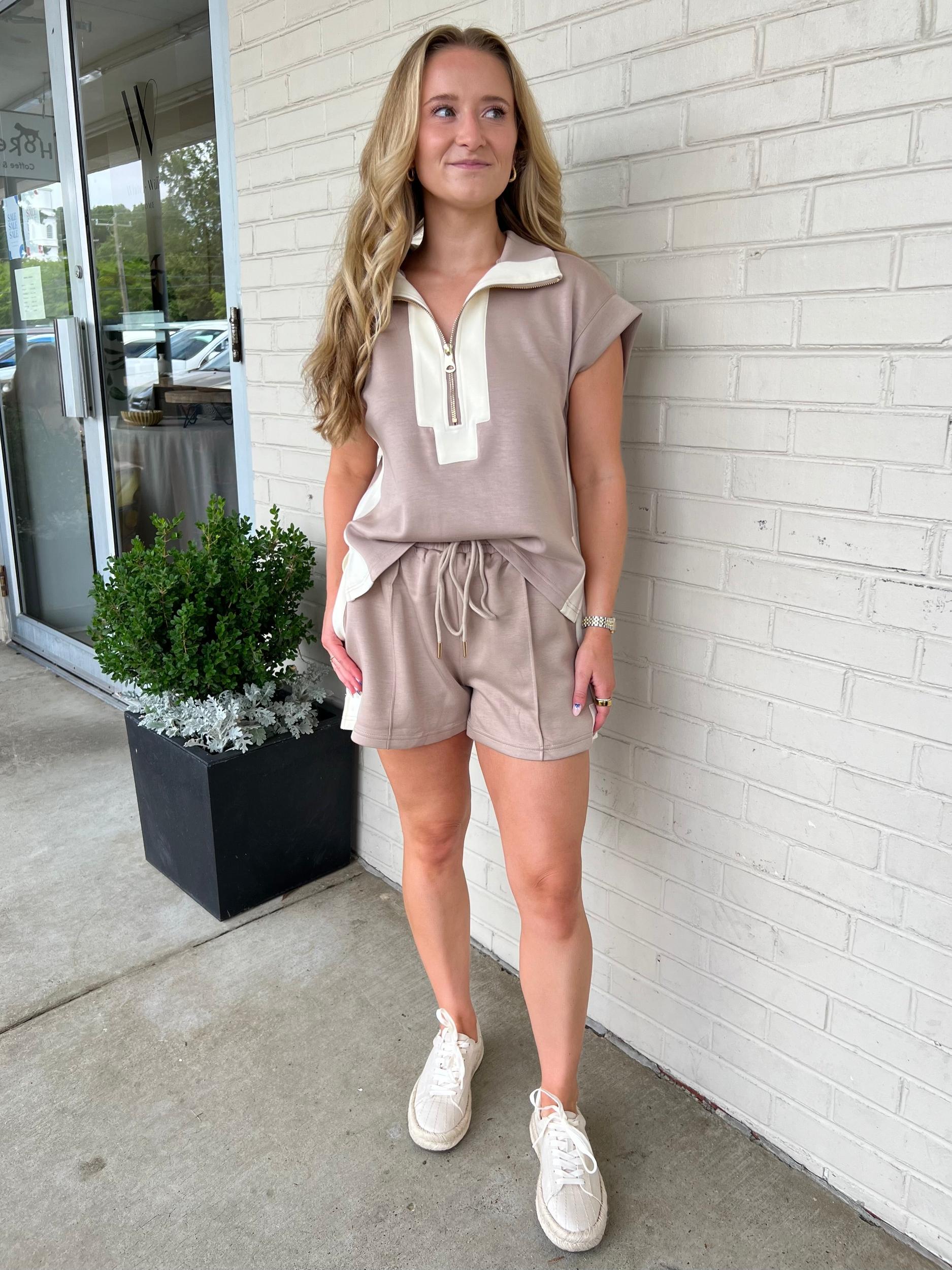 Meredith Drawstring Shorts Product Image