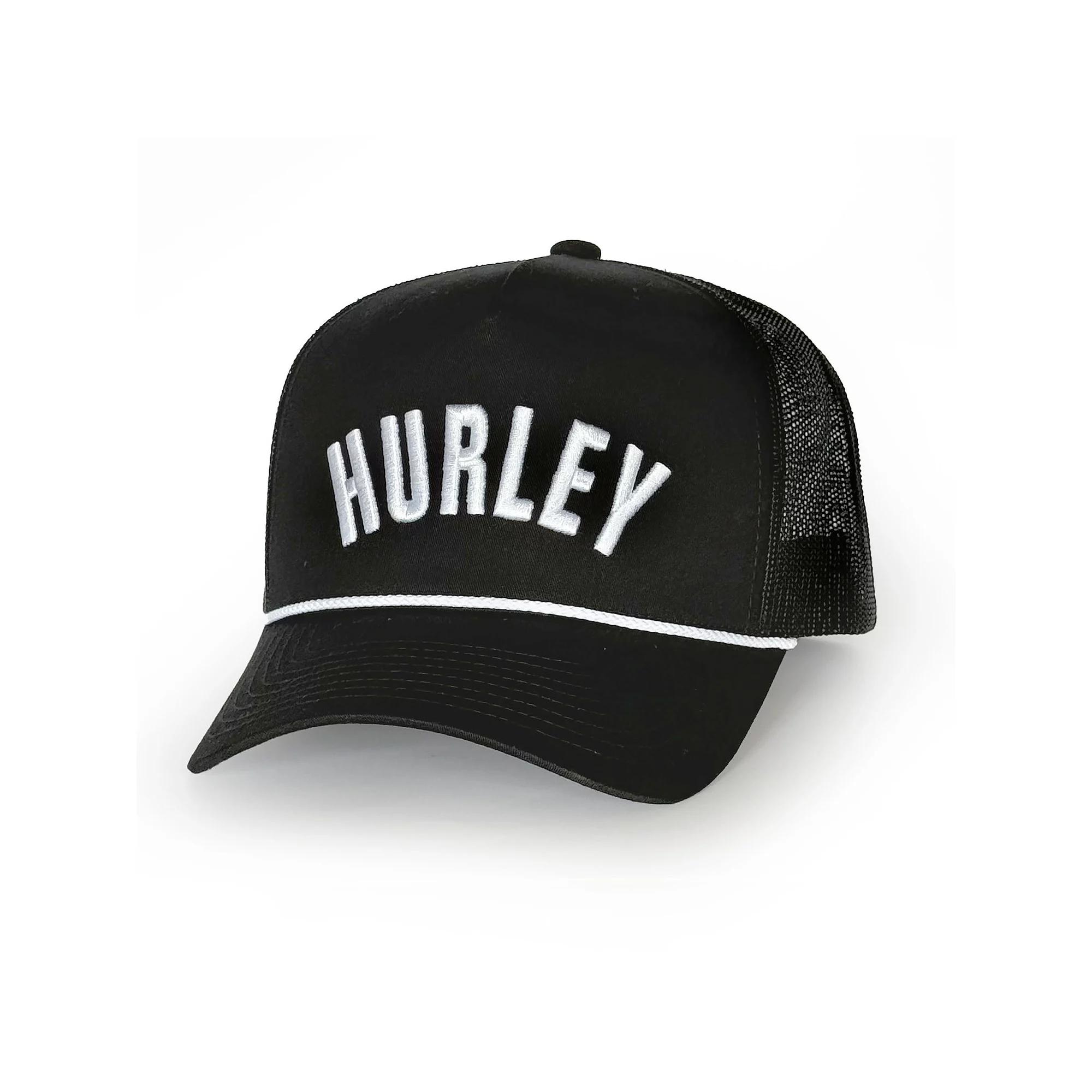 Men's Hurley Brooklyn Trucker Hat, Black Product Image