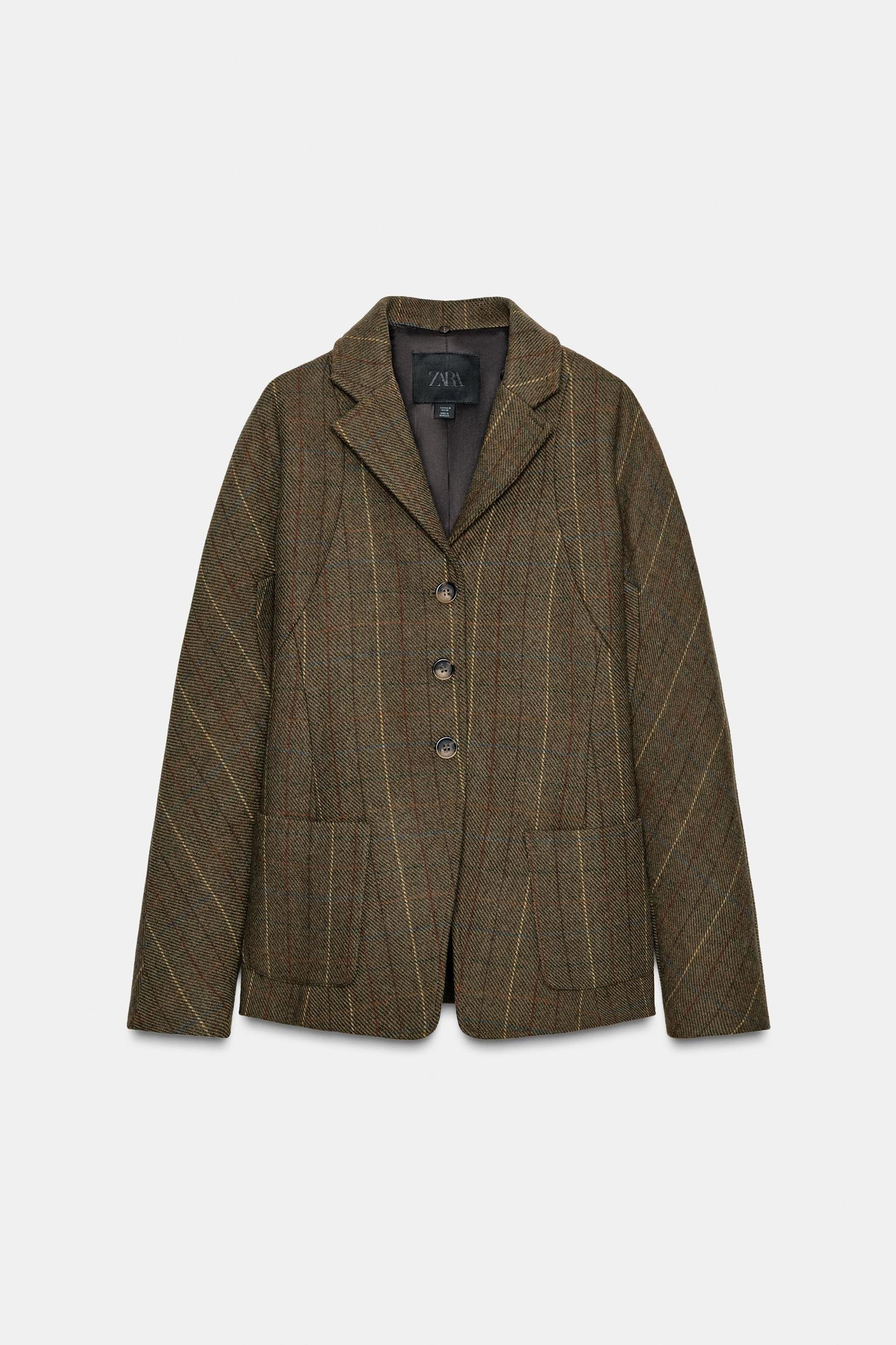WOOL BLEND BLAZER ZW COLLECTION Product Image