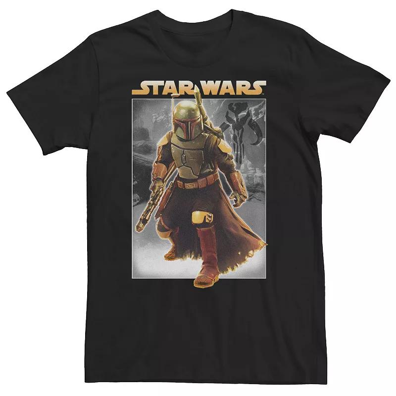 Big & Tall Star Wars Book Of Boba Fett Hunter For Hire Pose Tee, Men's,  Product Image