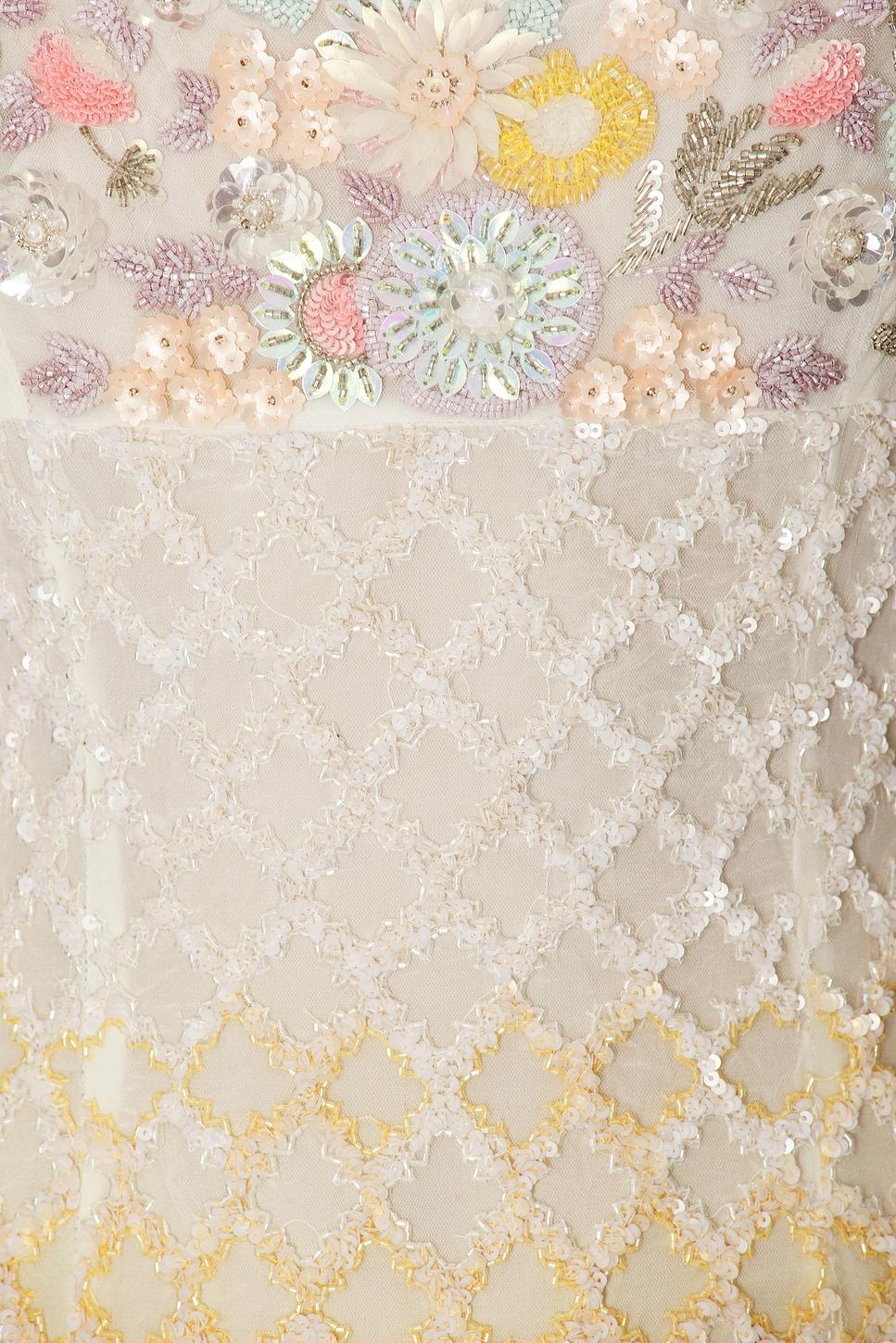 x REVOLVE Valeria Jewel Embroidered Midi Dress LA FUORI Product Image