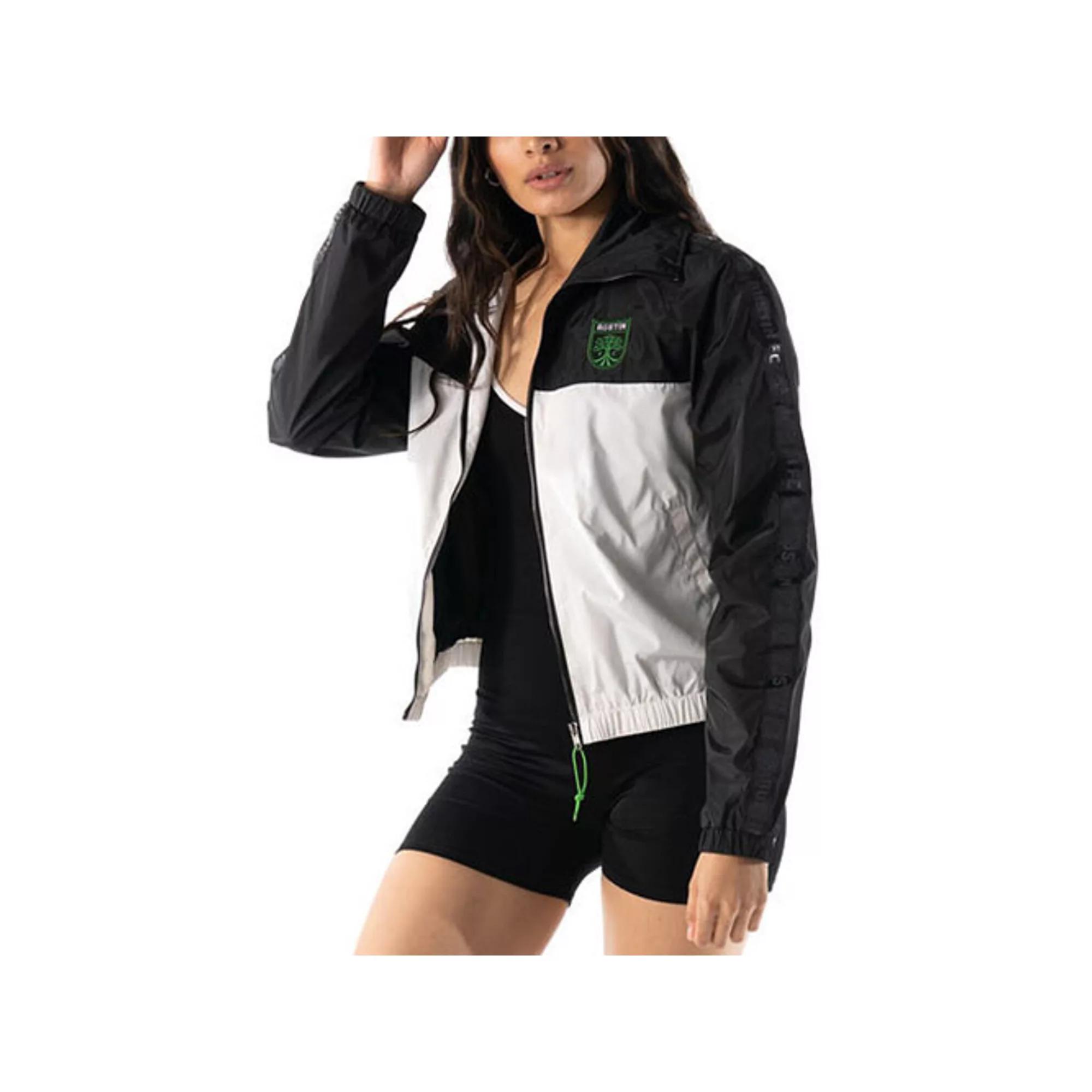 Women's The Wild Collective Black Austin FC Anthem Full-Zip Jacket, Size: Medium, Afc Black Product Image