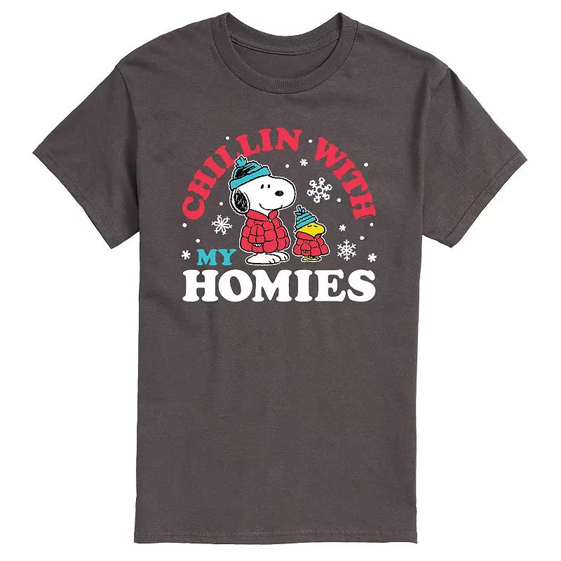 Men's Peanuts Chillin With My Homies Tee,  Product Image