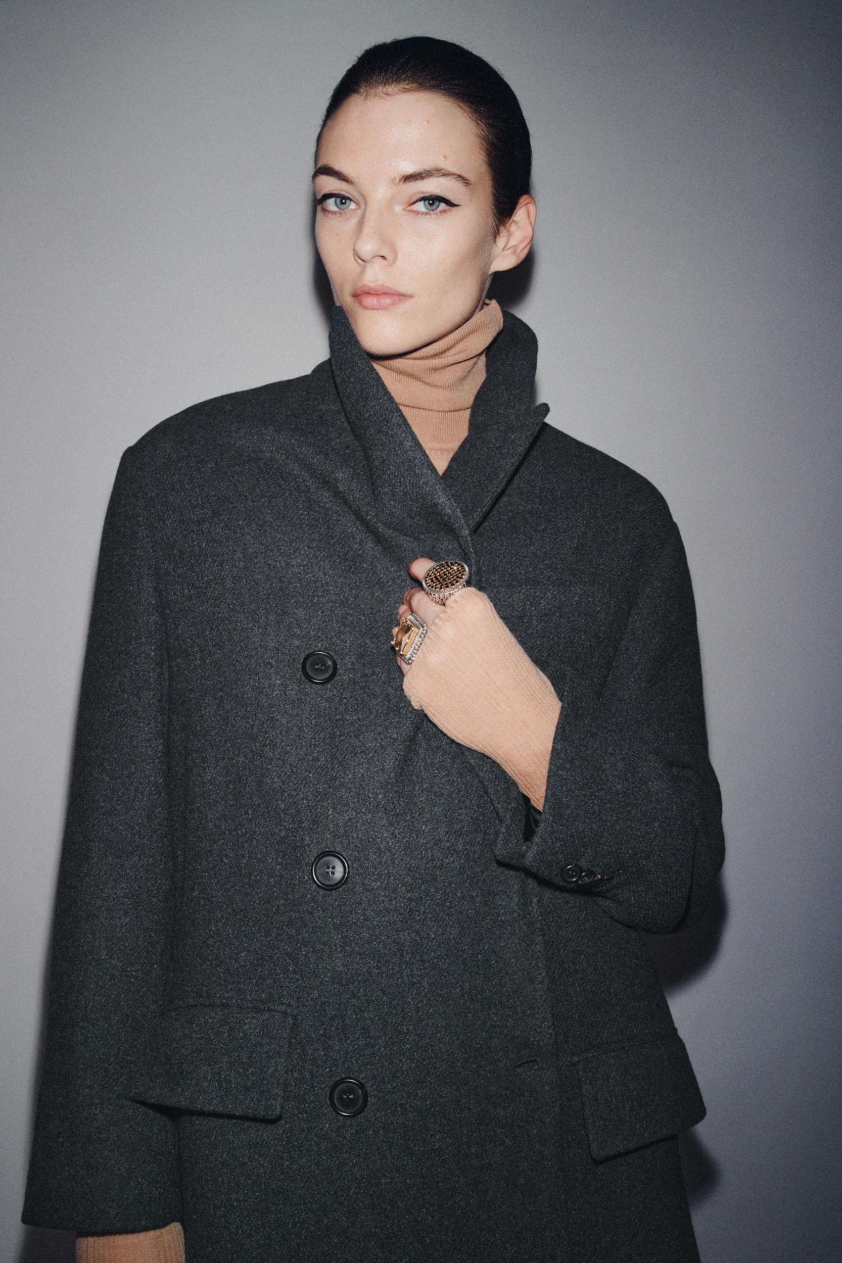 LONG OVERSIZED COAT ZW COLLECTION Product Image