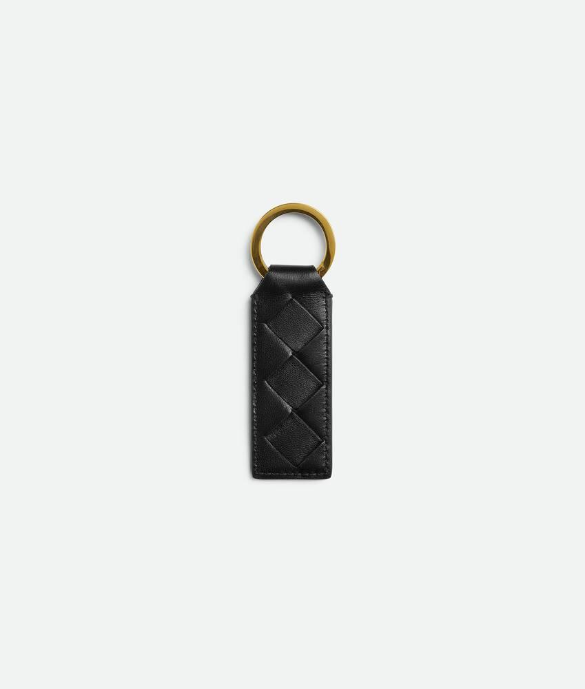 Women's Tab Key Ring in Black Product Image