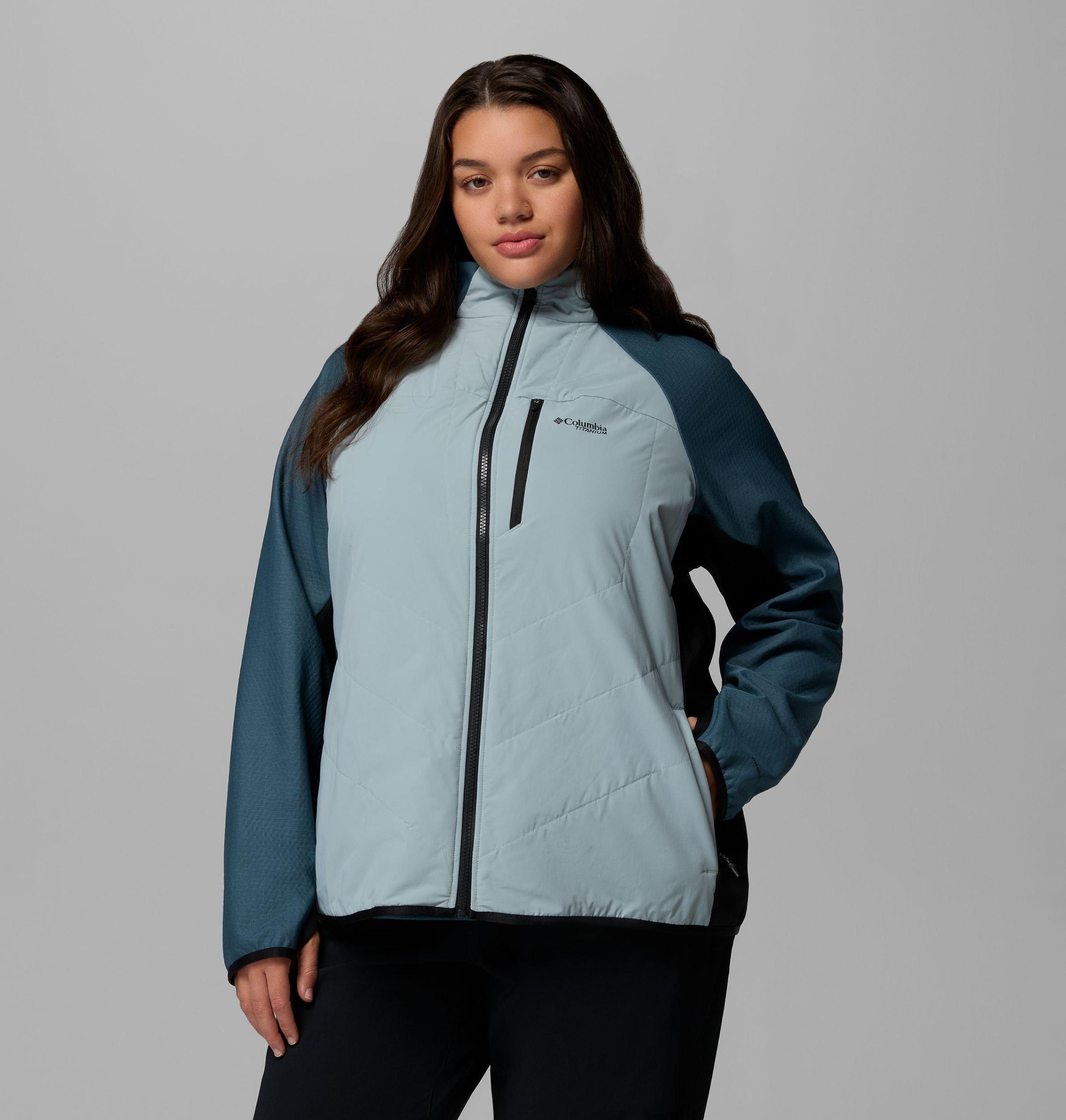 Columbia Womens Arctic Crest Hybrid Full Zip - Plus Size- Product Image