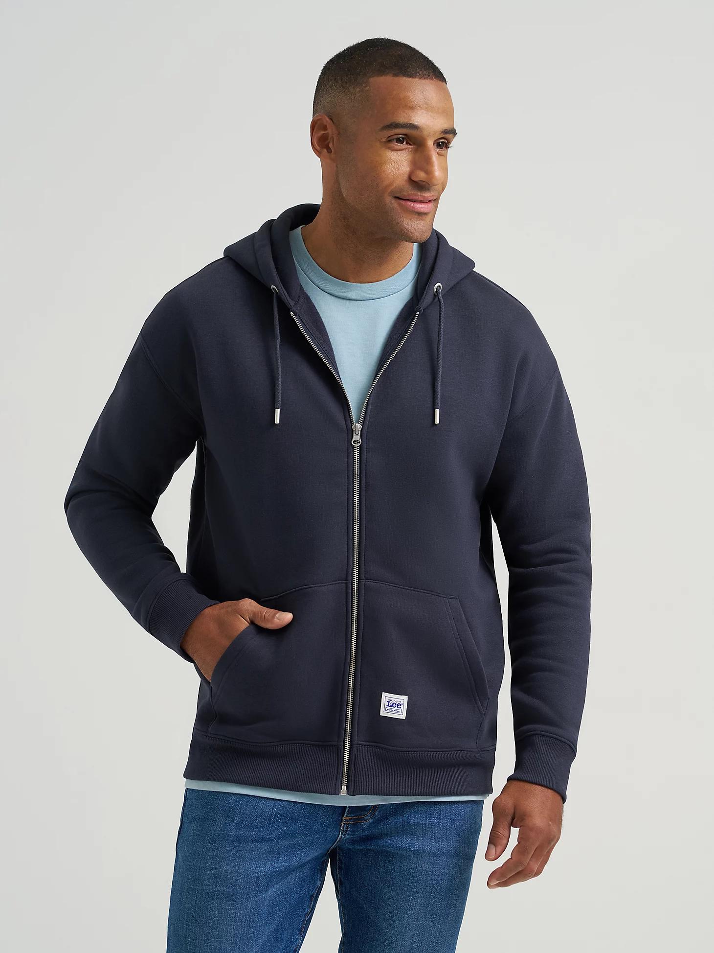 Men's Relaxed Fit Essential Workwear Full Zip Jacket | Men's Jackets & Outerwear | Lee® Product Image