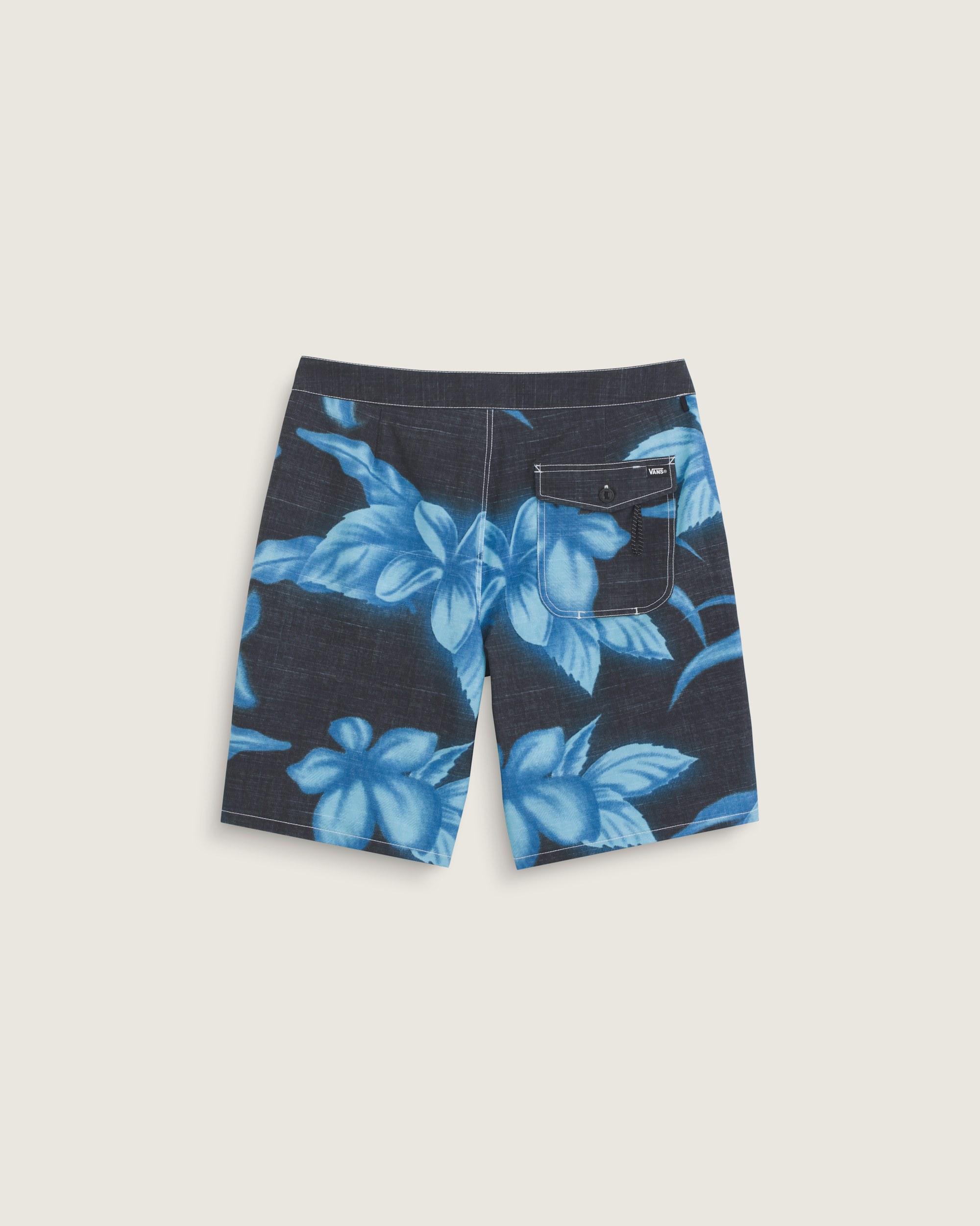 Airbrush Floral Boardshorts in Black| Vans US Product Image