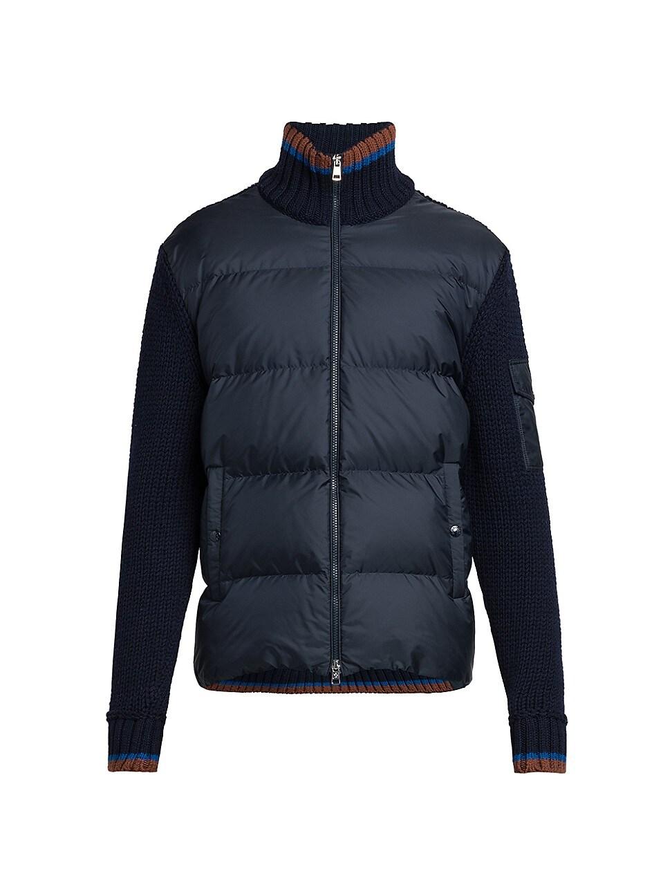 Mens Down-Filled Cardigan Product Image