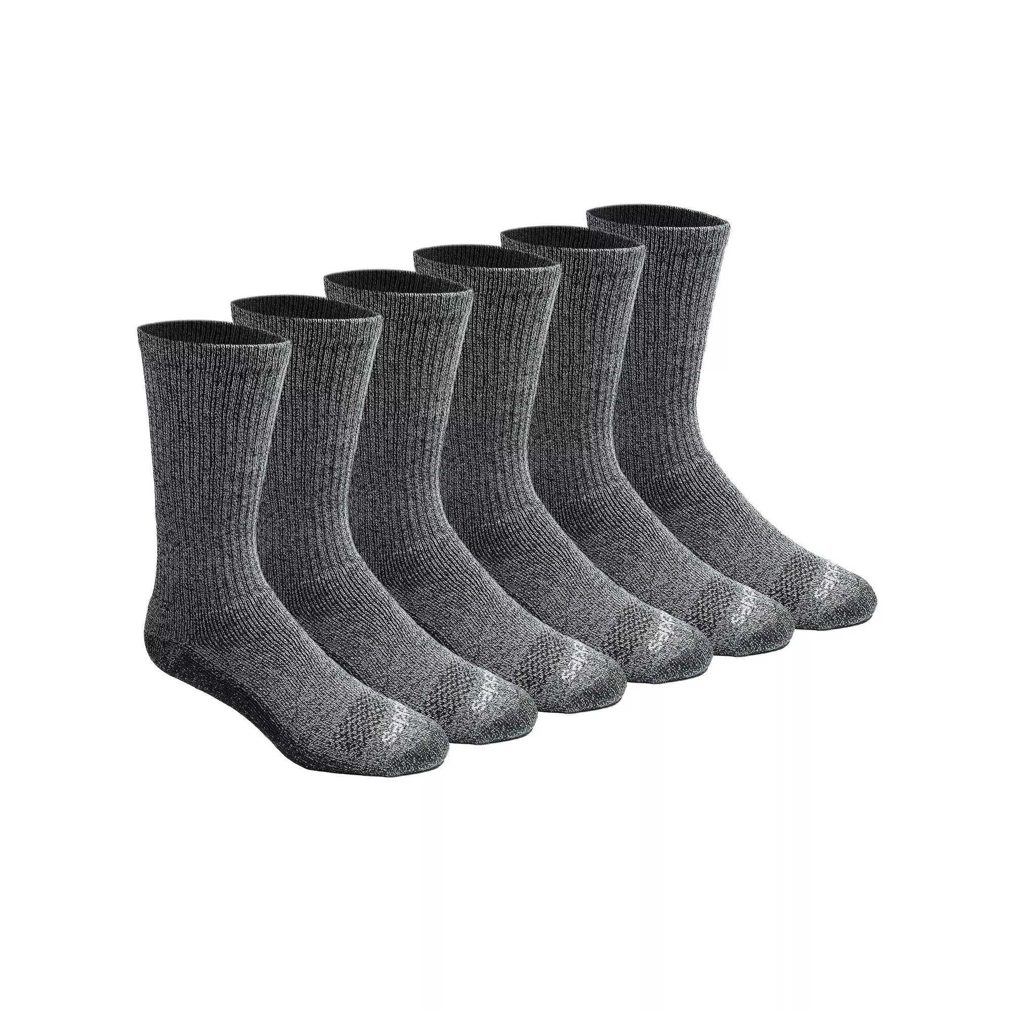 Men's Dickies 6-pack Dri-Tech Comfort Moisture-Control Crew Socks, Adult Unisex,  Product Image