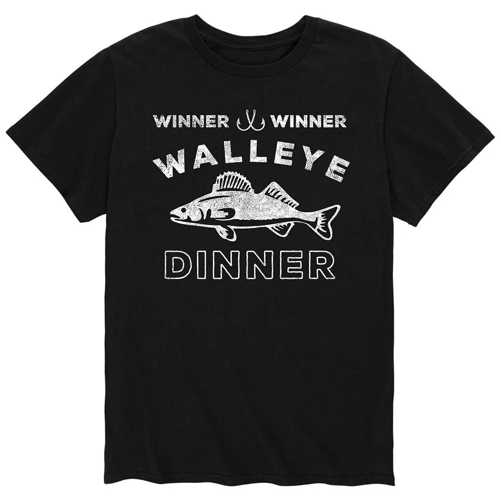 Men's Winner Winner Walleye Dinner Tee,  Product Image