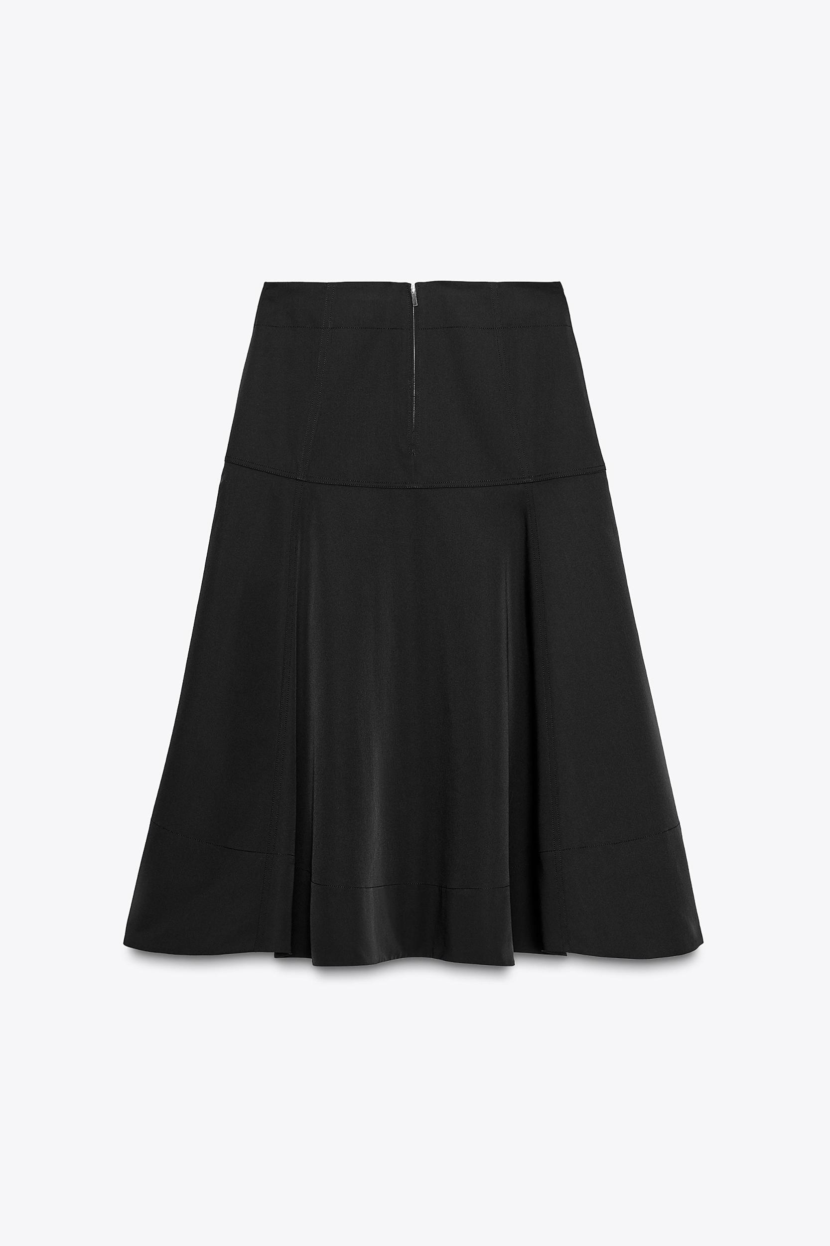 ZW COLLECTION FLARED BELT SKIRT Product Image