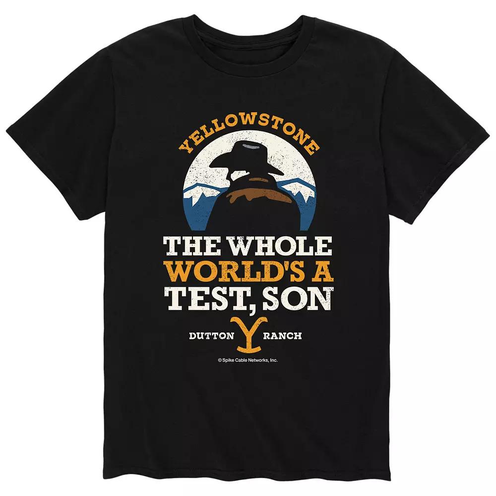 Men's Yellowstone World's A Test Tee,  Product Image