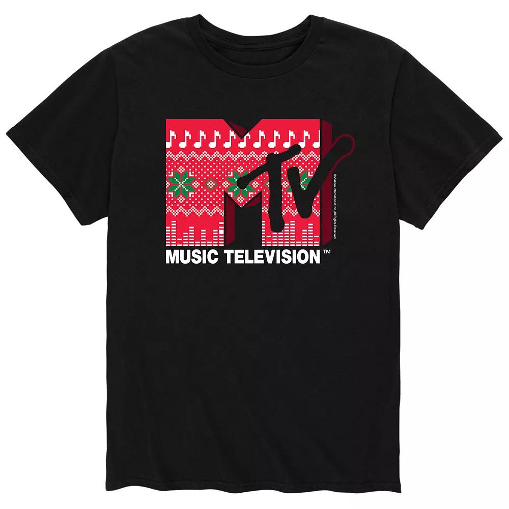 Men's MTV Classic Logo Sweater Tee,  Product Image