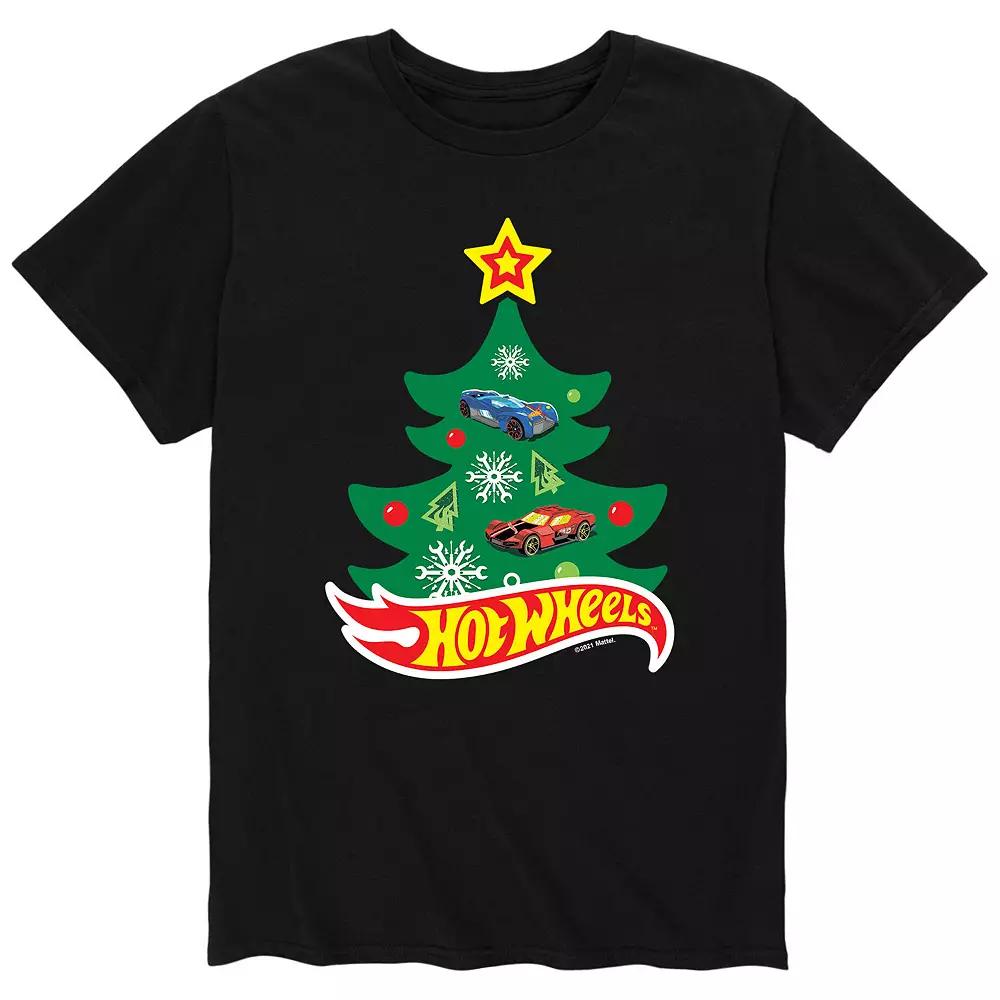 Men's Hot Wheels Christmas Tree Tee,  Product Image