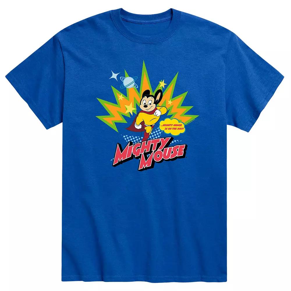 Men's Mighty Mouse On The Way Tee,  Product Image