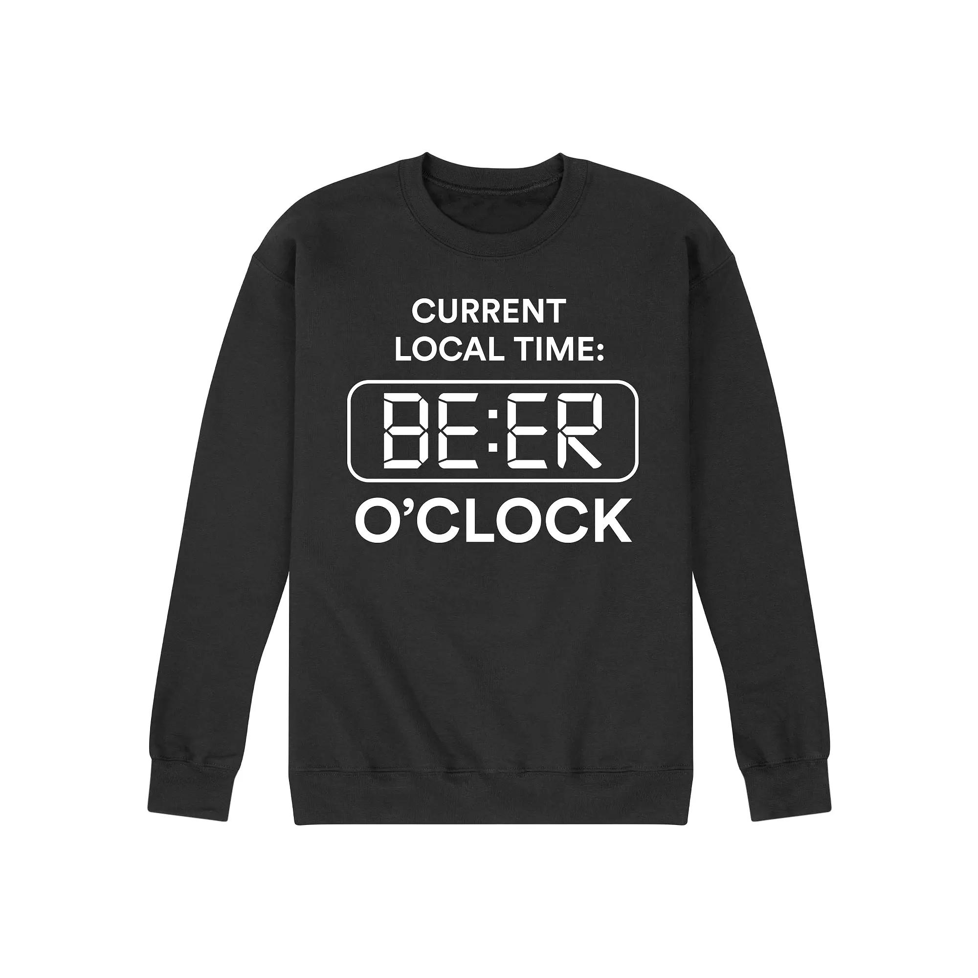 Men's Beer Oclock Sweatshirt,  Product Image