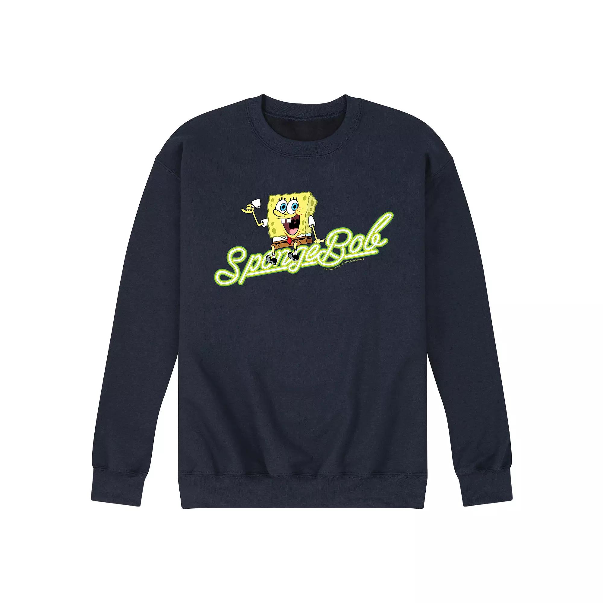 Men's SpongeBob SquarePants Coffee Break Sweatshirt,  Product Image