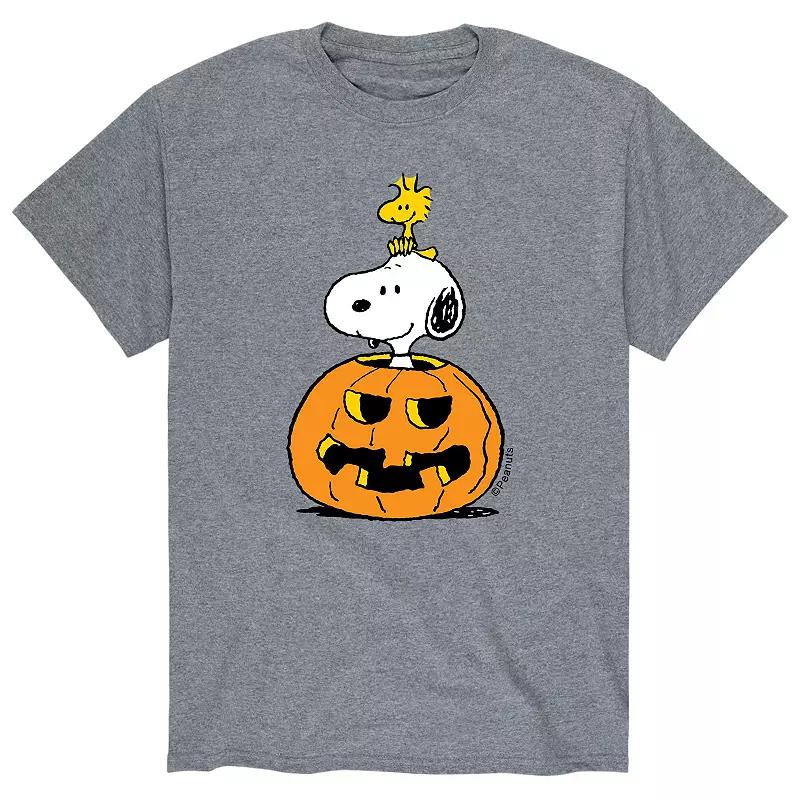 Big & Tall Peanuts Snoopy Pumpkin Tee, Men's,  Product Image