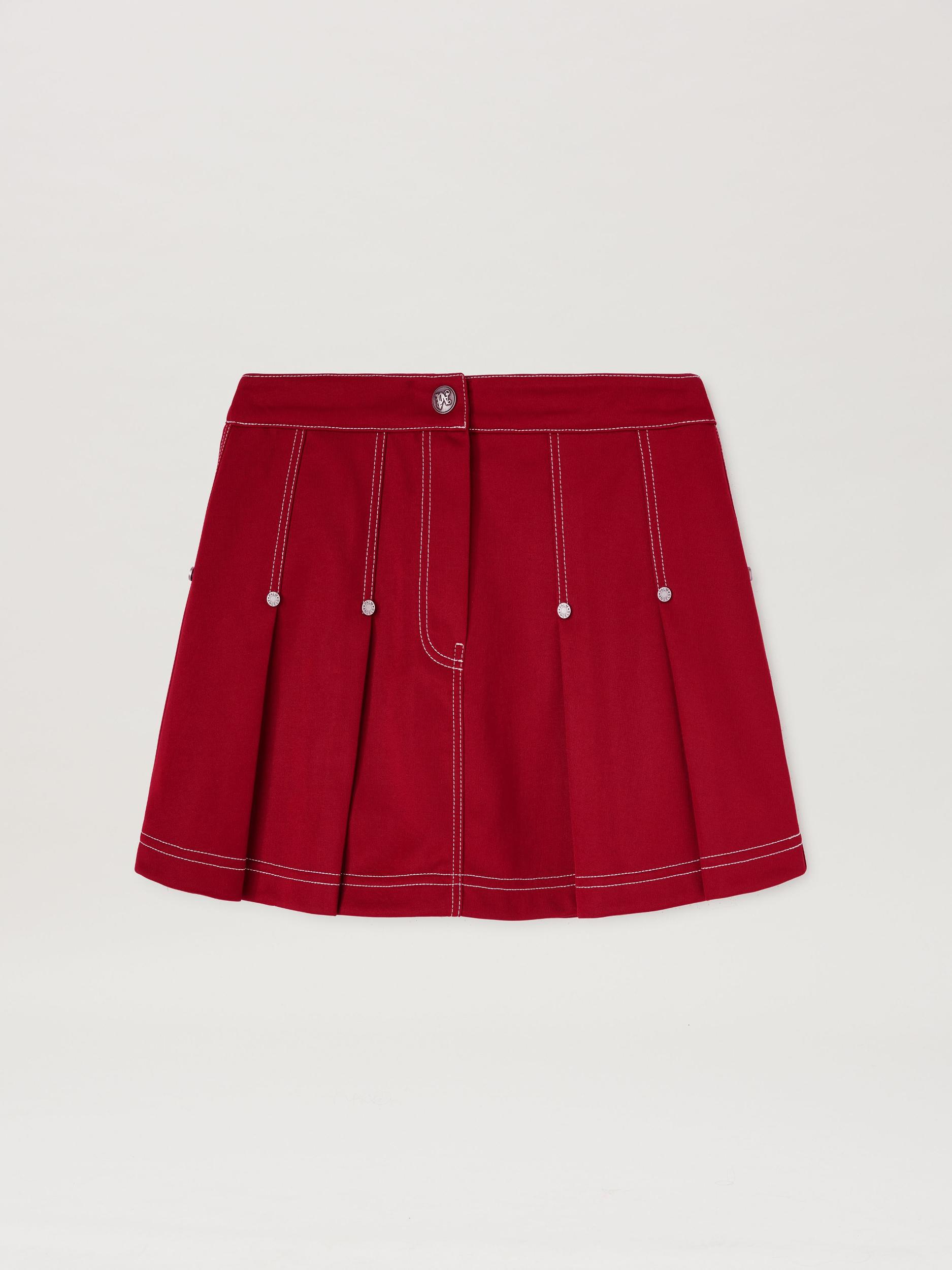 VINTAGE PLEATED MINI SKIRT Product Image