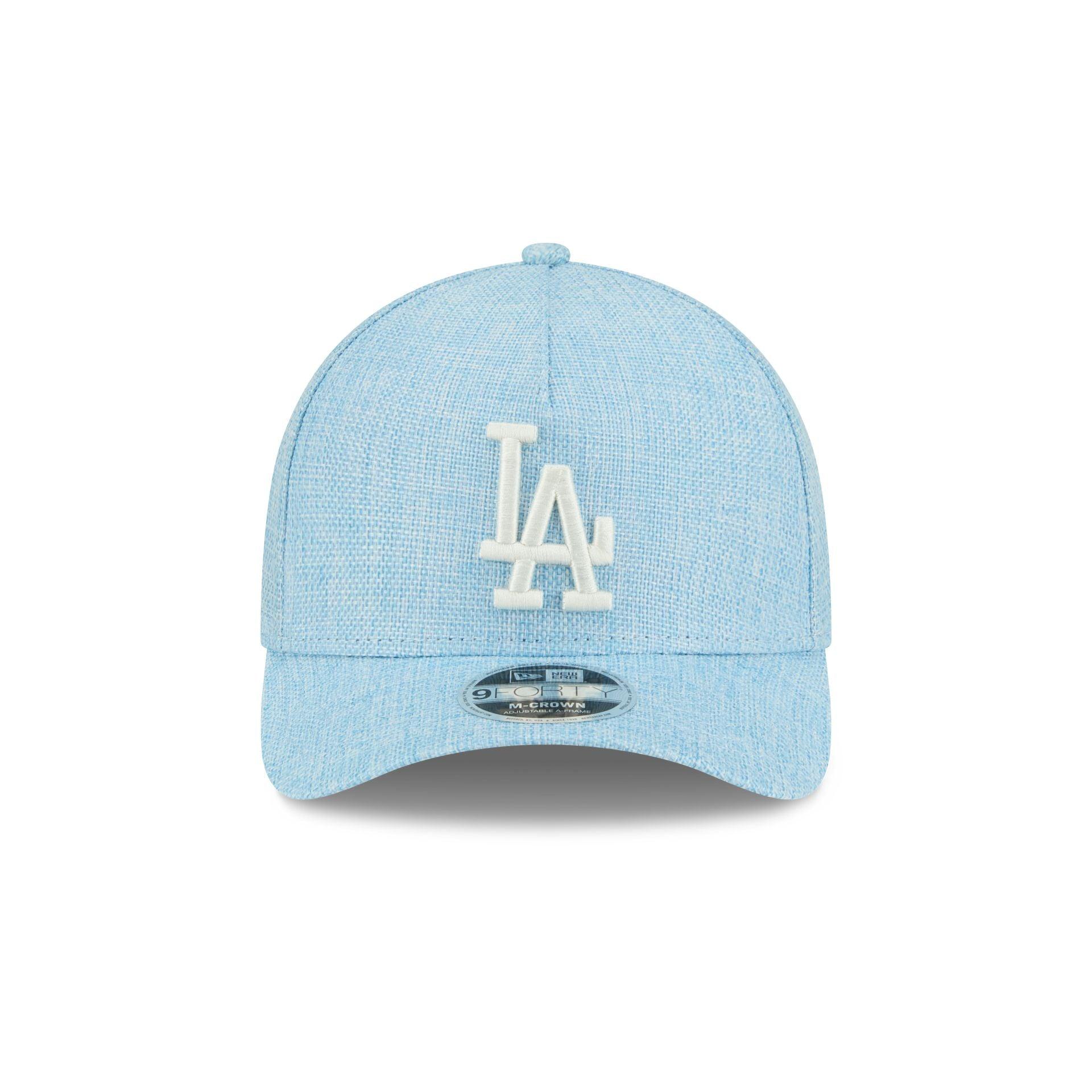 Los Angeles Dodgers Cotton Weaver Blue 9FORTY M-Crown A-Frame Snapback Hat Male Product Image