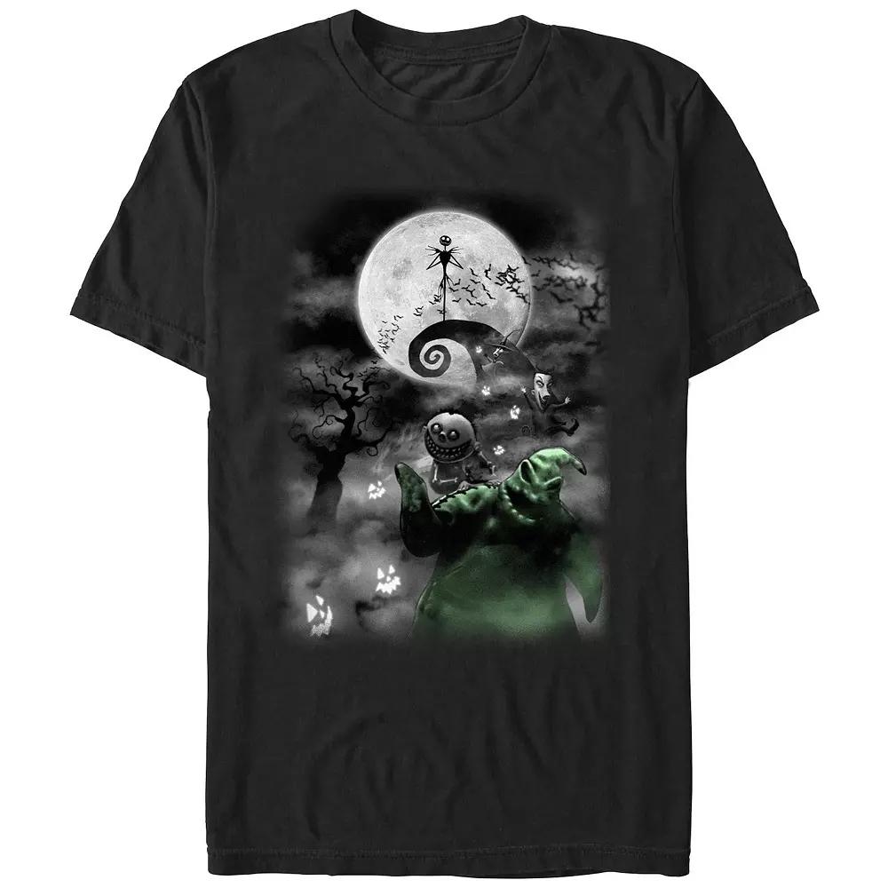 Disney's The Nightmare Before Christmas Scary Night Men's Graphic Tee, Size: XL, Black Product Image