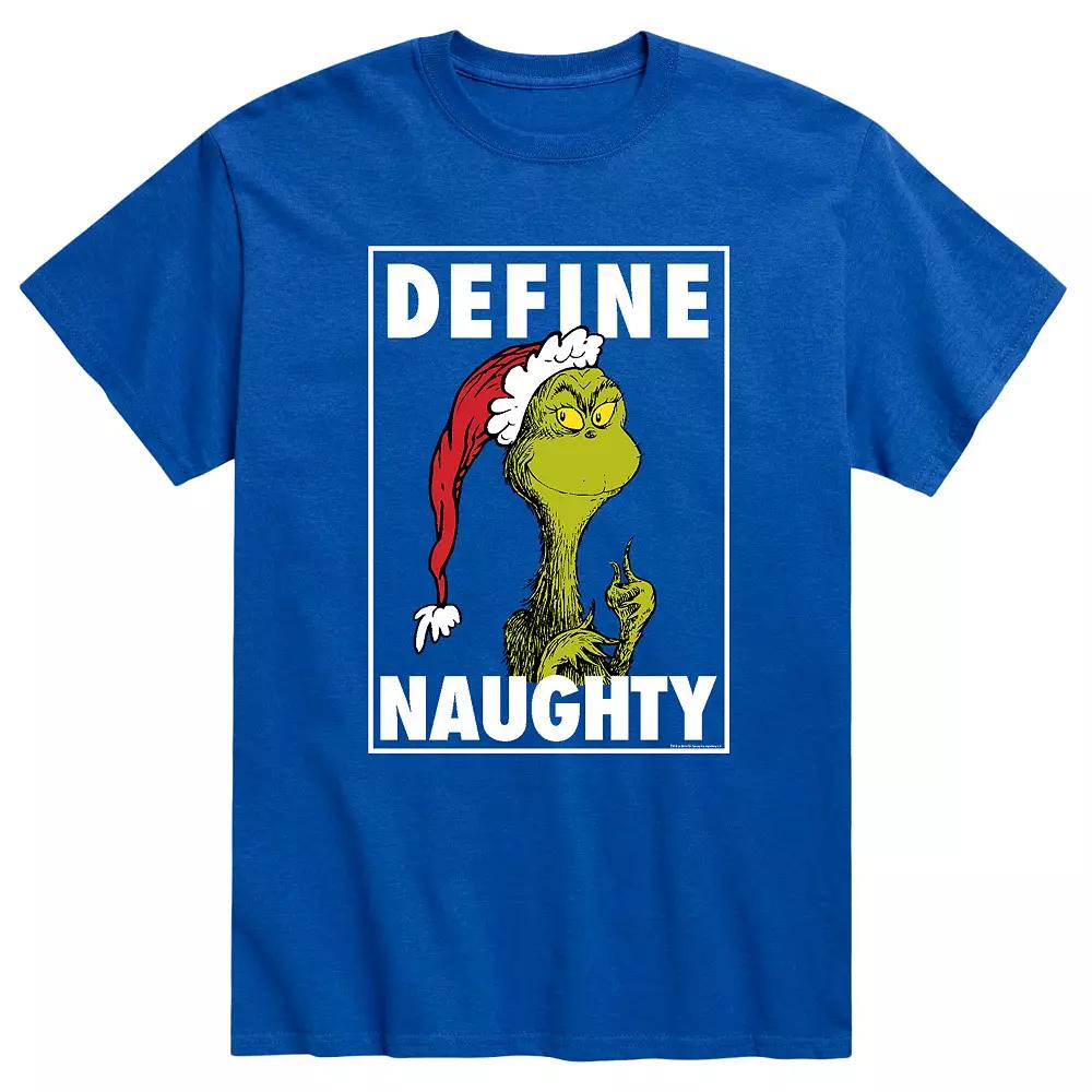 Big & Tall Dr. Seuss Define Naughty Tee, Men's,  Product Image