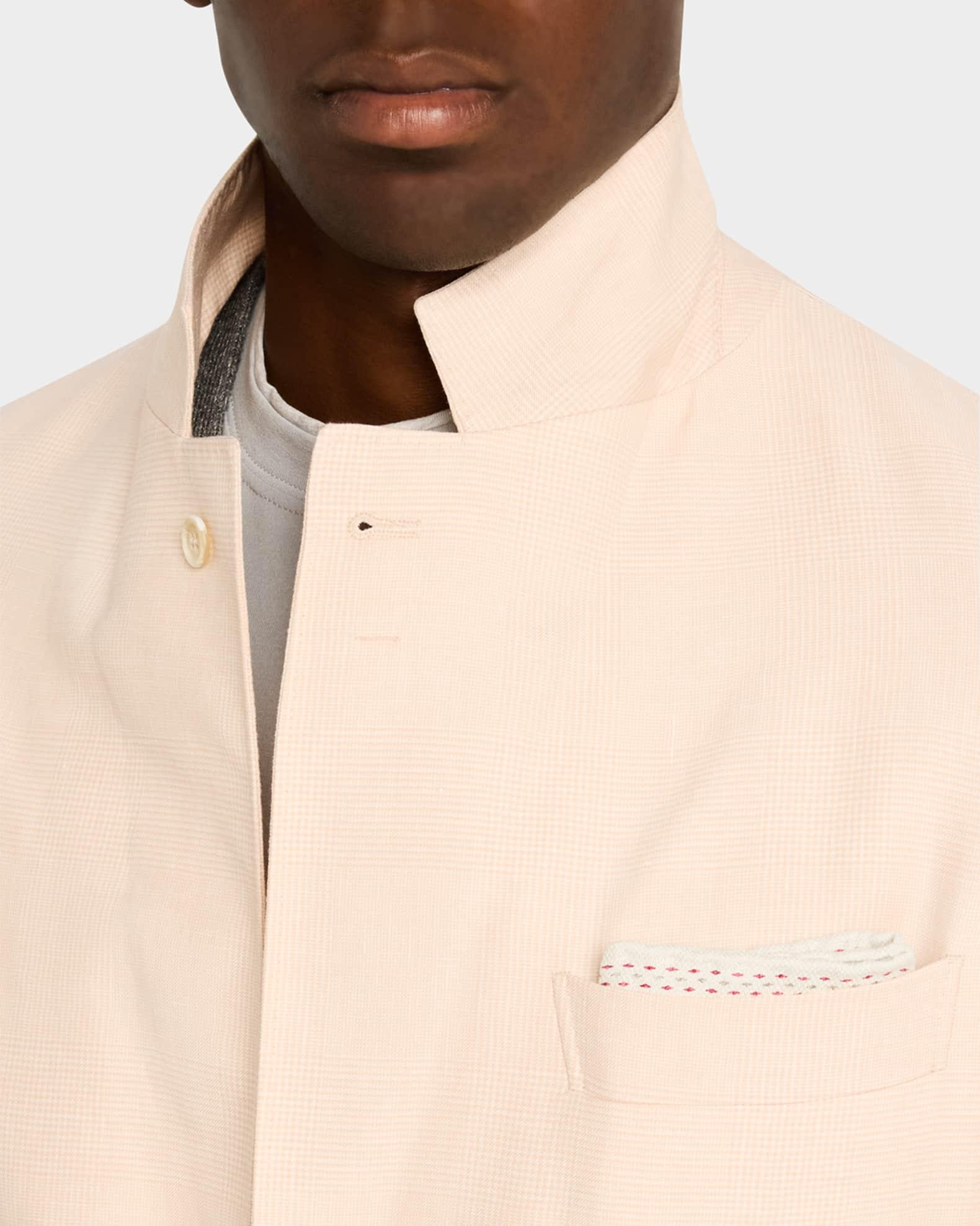 Men's Mini Prince of Wales Single-Breasted Sport Coat Product Image